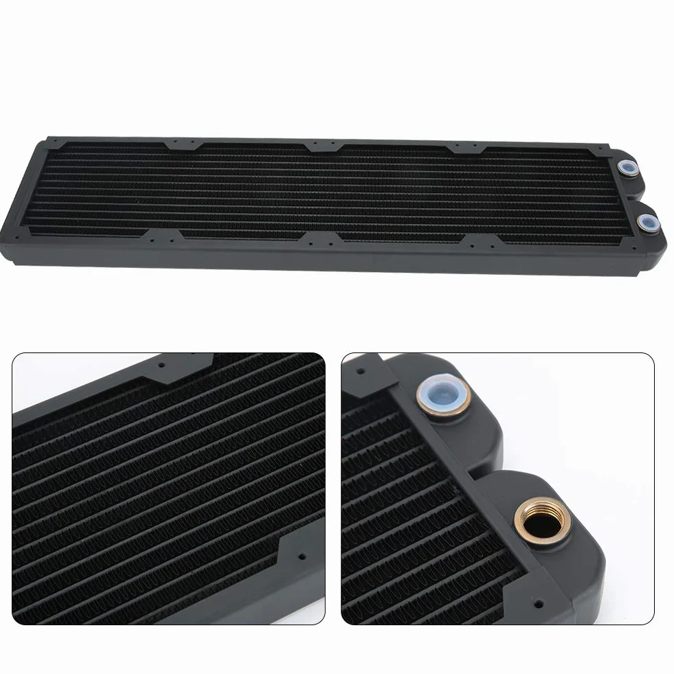 Tosuny Chłodziarka chłodząca do komputera, akcesoria komputerowe 14-rurkowy miedziany radiator TW-480 mm do stabilności procesora.