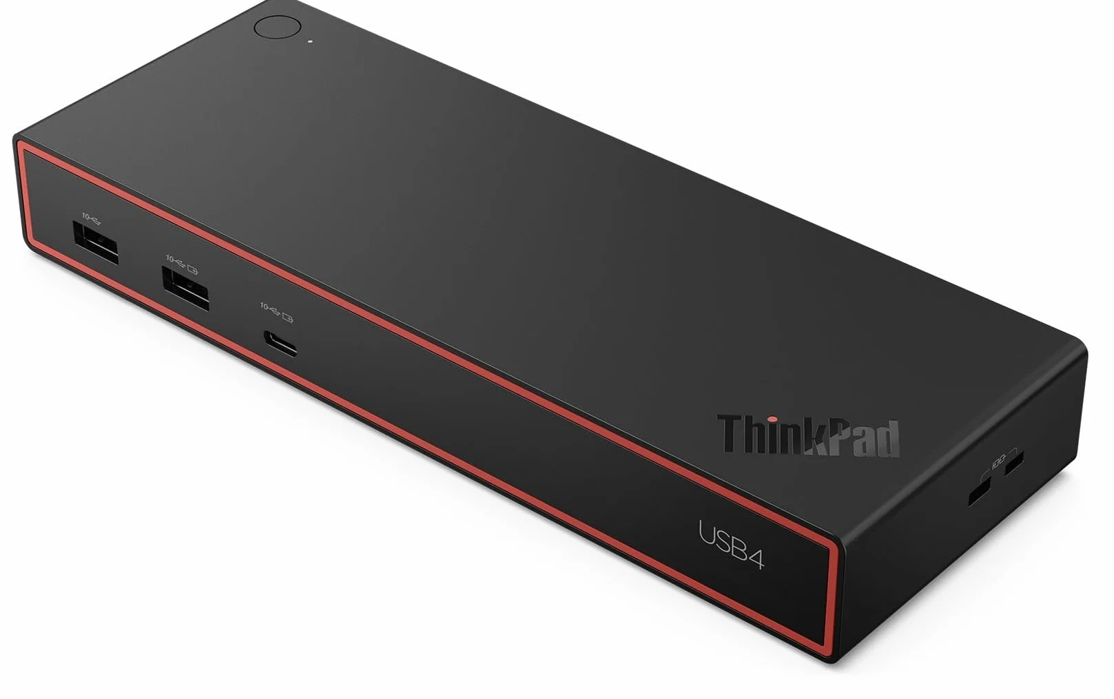 Lenovo ThinkPad USB4 Dock 5000-100W EU - stacja dokująca USB4 - czarna z czerwonym profilem