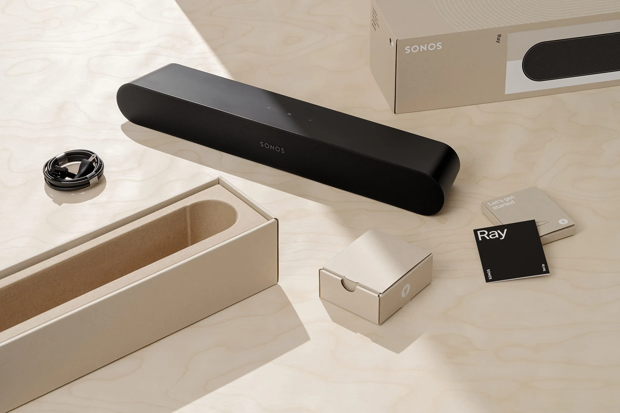 Sonos Ray — Kompaktowy soundbar do telewizji i muzyki — Czarny