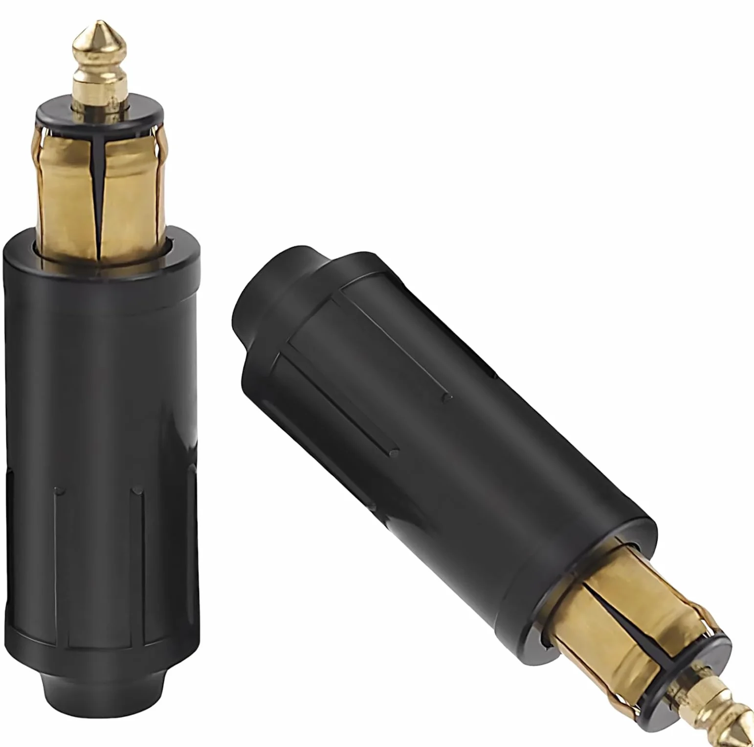 2 szt. wtyczka DIN męska 12 V, adapter zapalniczki DIN kompatybilny z wymianą, wtyczka naprawcza DIY z motocyklami do gniazda ładowania pojazdu kompatybilny z BMW
