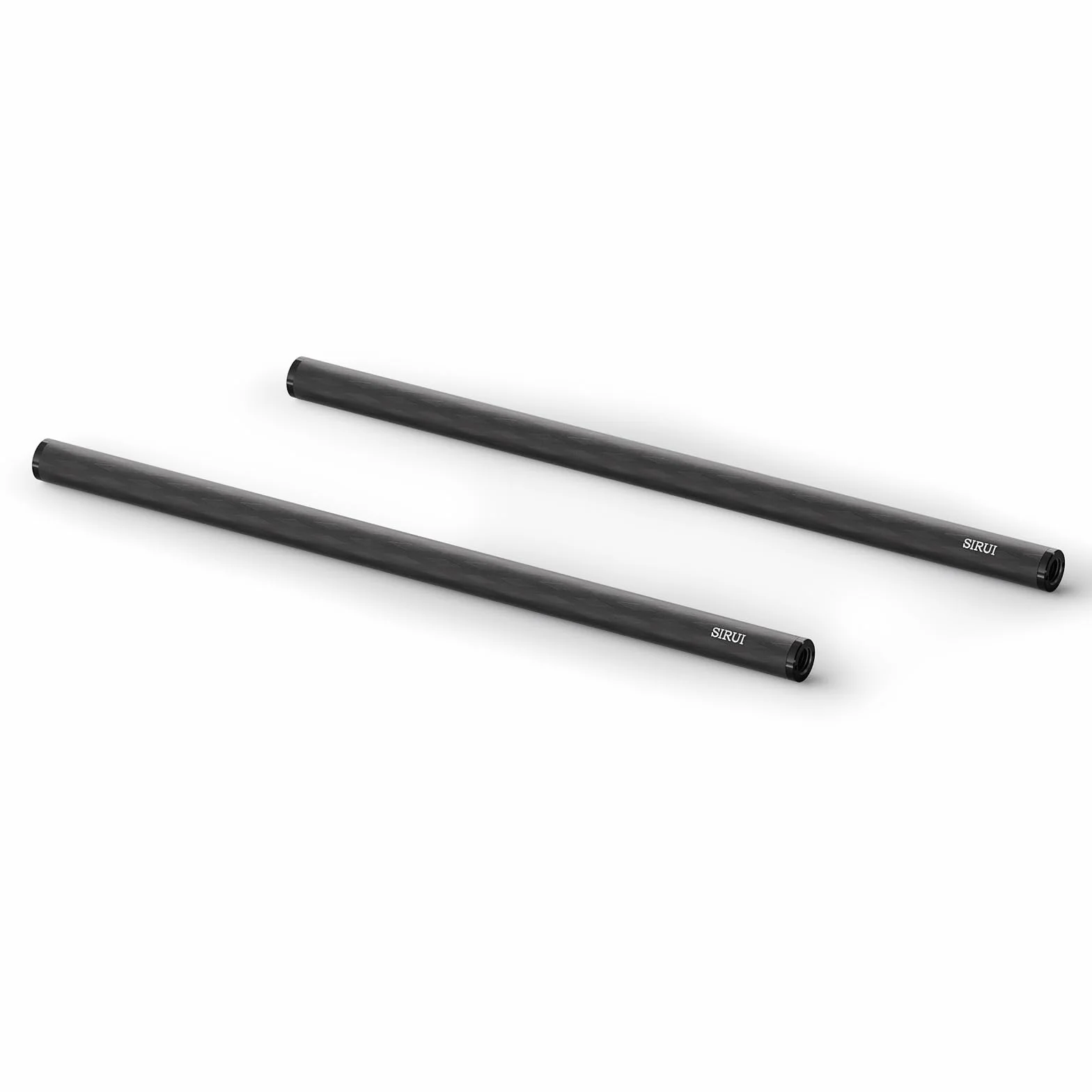 SIRUI Pręt z włókna węglowego 15 mm, uniwersalne pręty szynowe kamery 30 cm do systemu wspornika szyny prętowej 15 mm, Follow Focus, Should Rig, AM-CR300, 2 sztuki