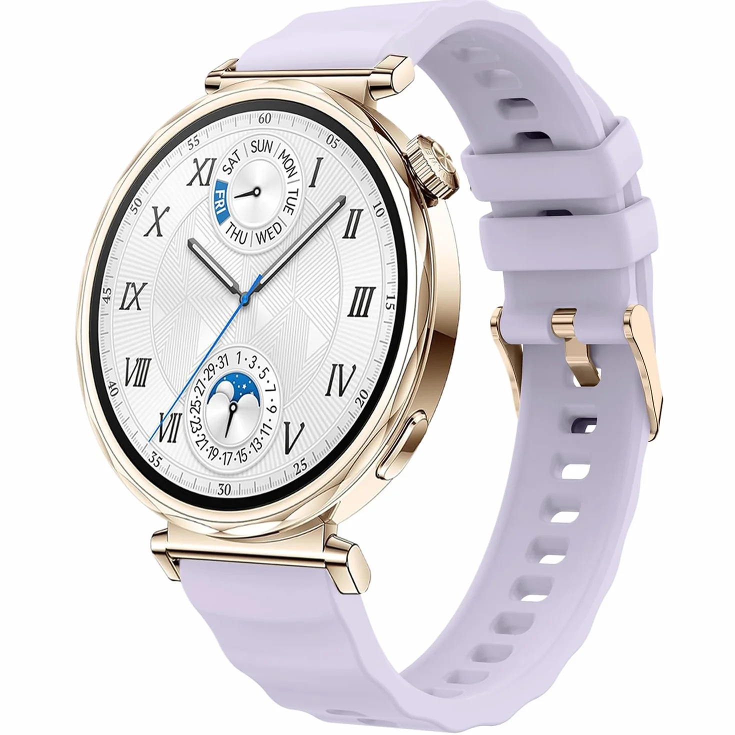 18mm silikonowy szerokości Pasek zegarka Huawei Watch GT6/GT5/GT4 41mm/GT5 Pro 42mm,unisexowy miękki sportowy pasek wymienny z silikonu.