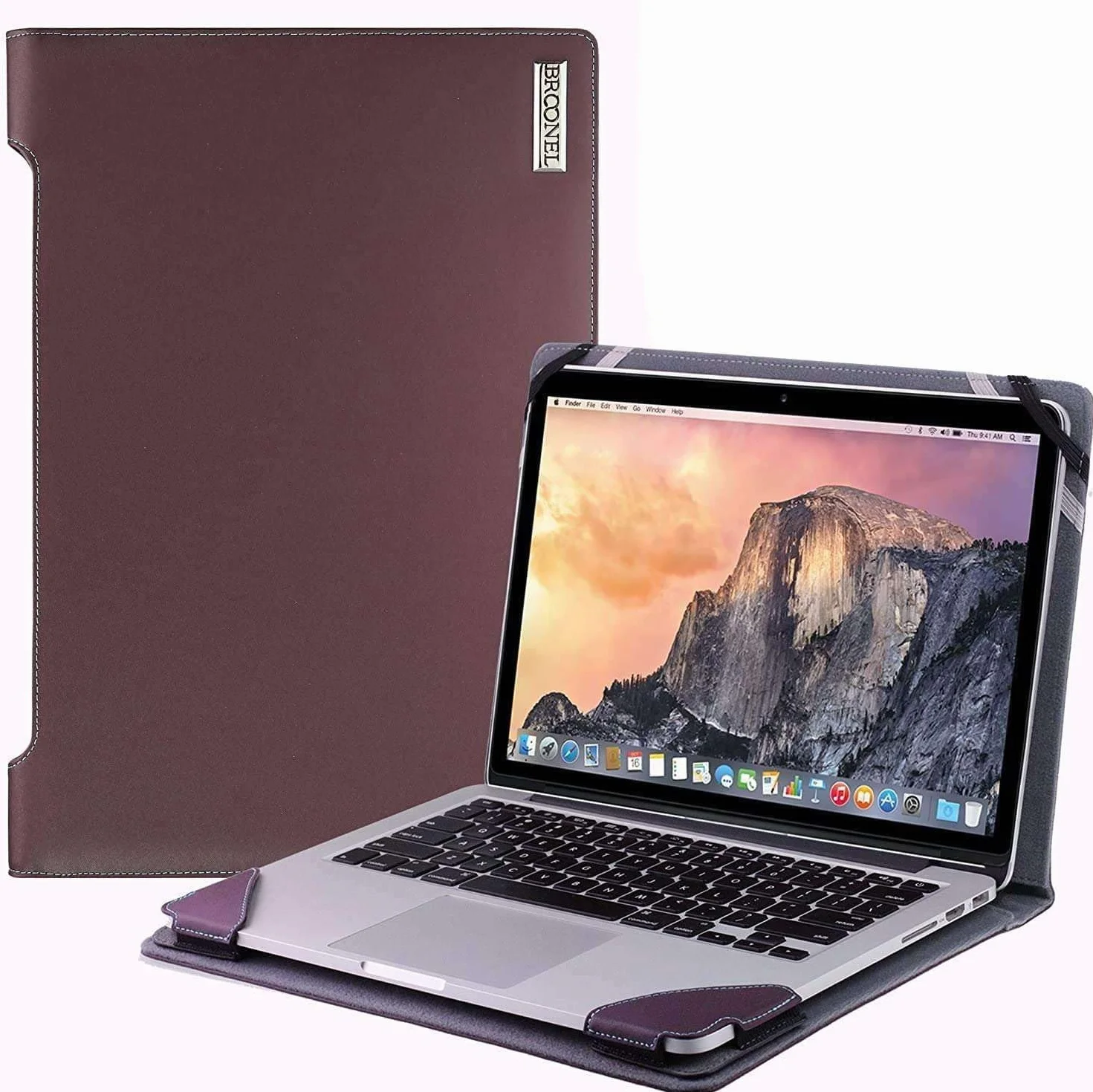 Seria profilowa - Fioletowa skórzana obudowa na laptopa kompatybilna z HP EliteBook x360 830 G7 13,3 cala FHD ekran dotykowy konwertowalny laptop