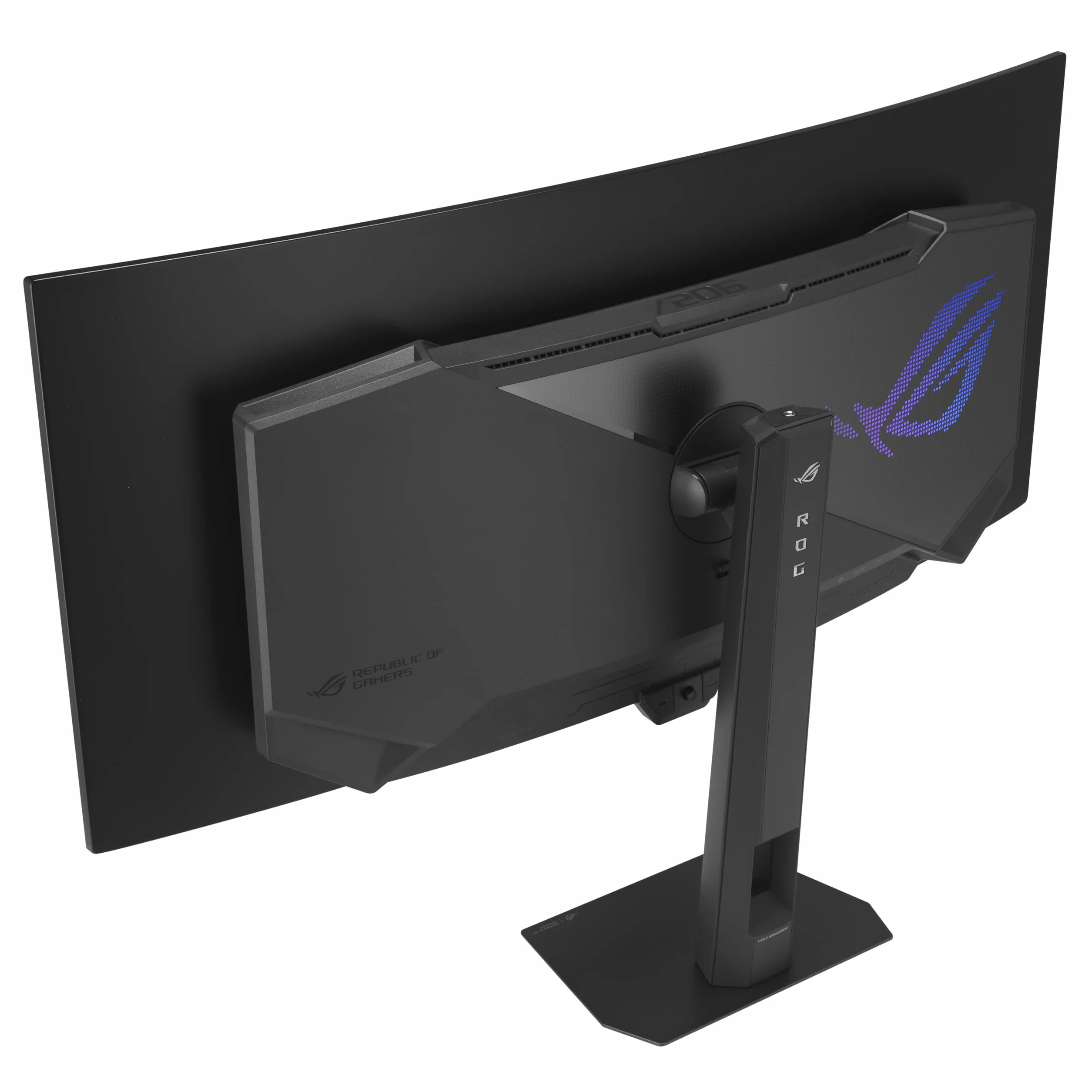 ASUS ROG Strix OLED XG34WCDMTG, zakrzywiony monitor do gier, 34", QD-OLED (3440 x 1440), 0,03 ms Response Time, 240 Hz, kompatybilny z FreeSync i G-Sync, WiFi 6, Dolby Vision i Atmos, czarny
