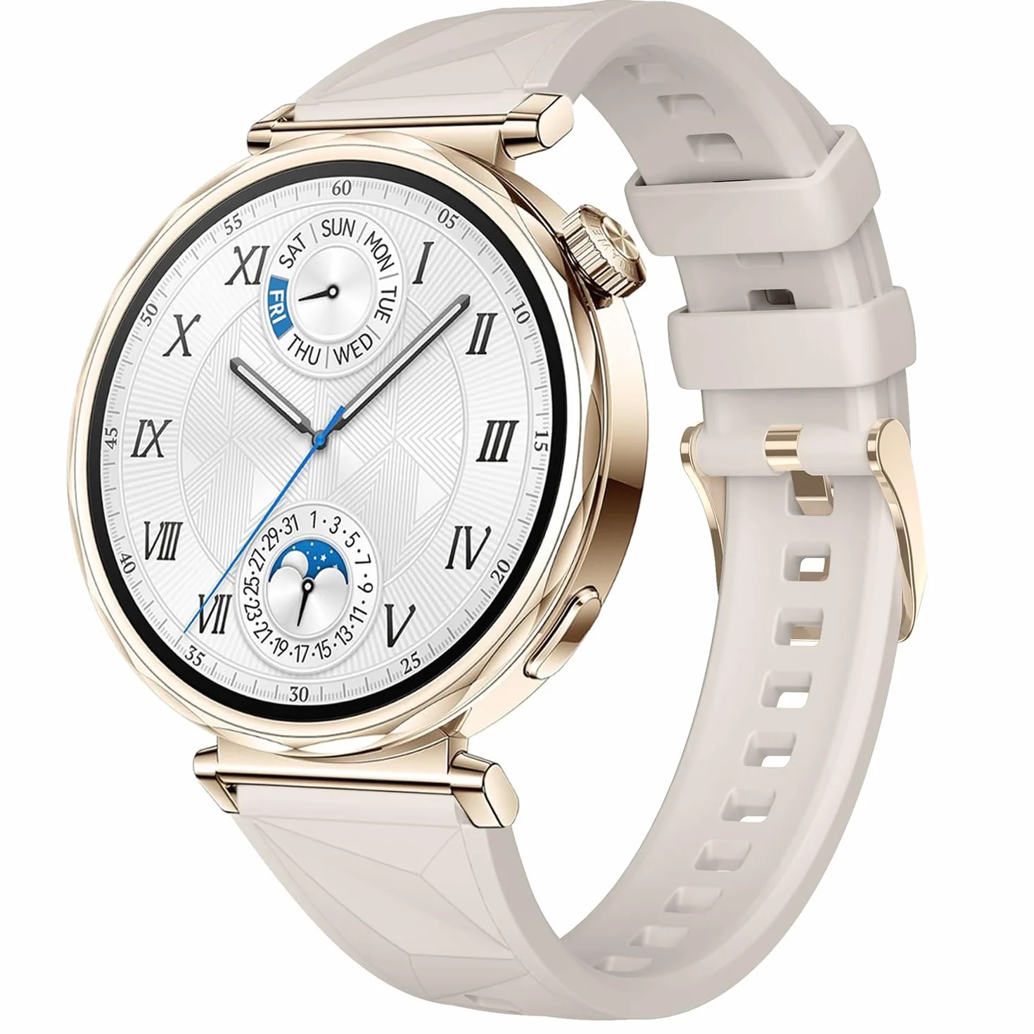 Miękki silikonowy pasek do Huawei Watch GT5 41mm GT4 41mm Garmin Venu 2S Venu 3S 18mm