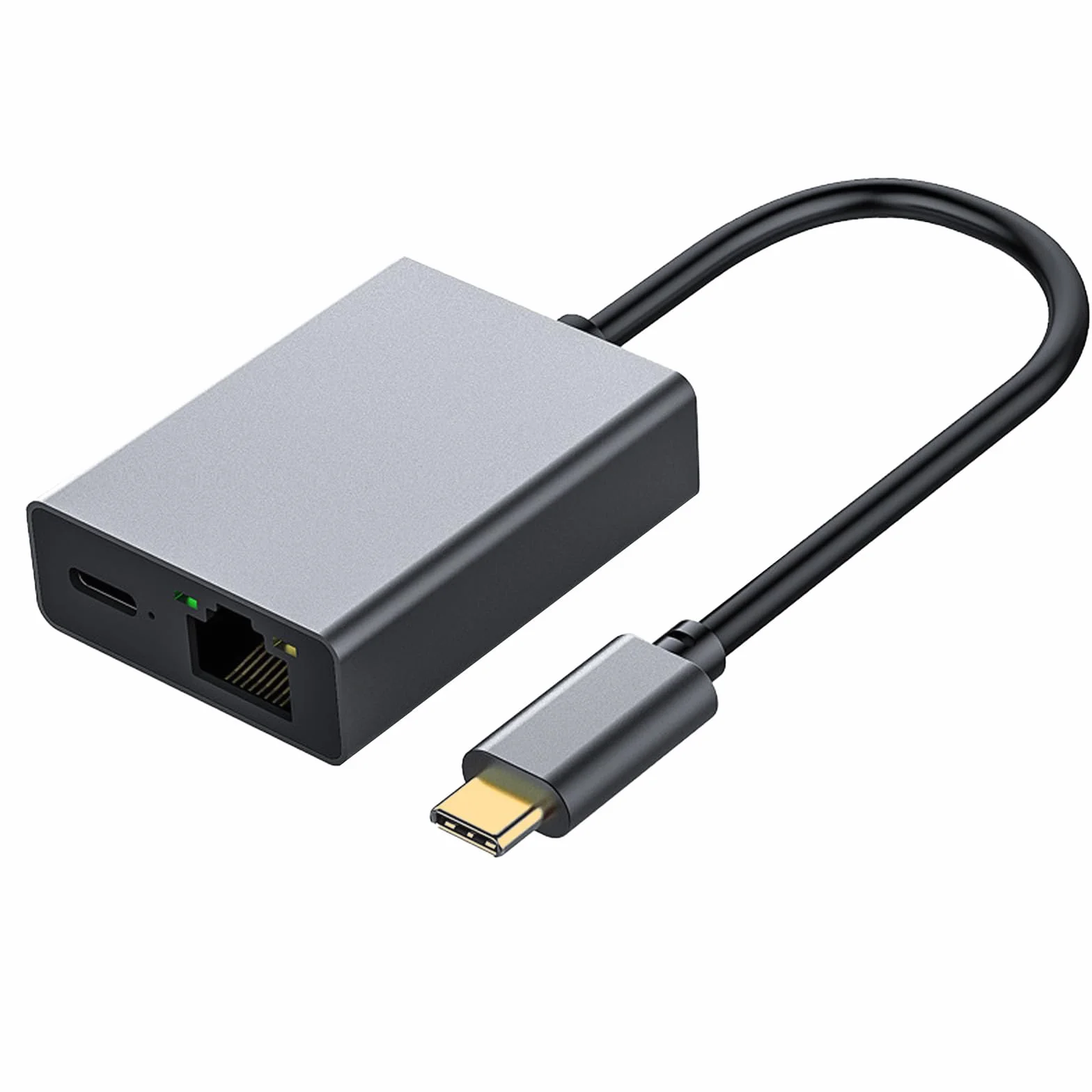 Adapter USB C na Ethernet 1000 Mbps 100 W do Chromecast, MacBook Pro, Air