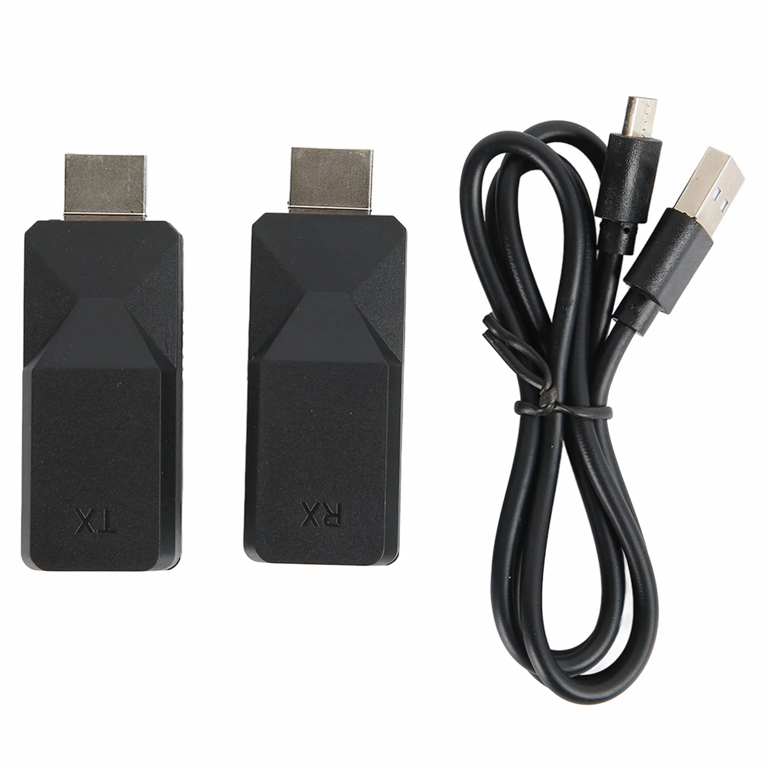 Bezprzewodowy nadajnik i odbiornik HDMI, 1920 X 1080 HDMI Extender Kit 165ft Cat5 Cat6 Ethernet RJ45 na HDMI Adapter Converter do laptopa PC Projektor