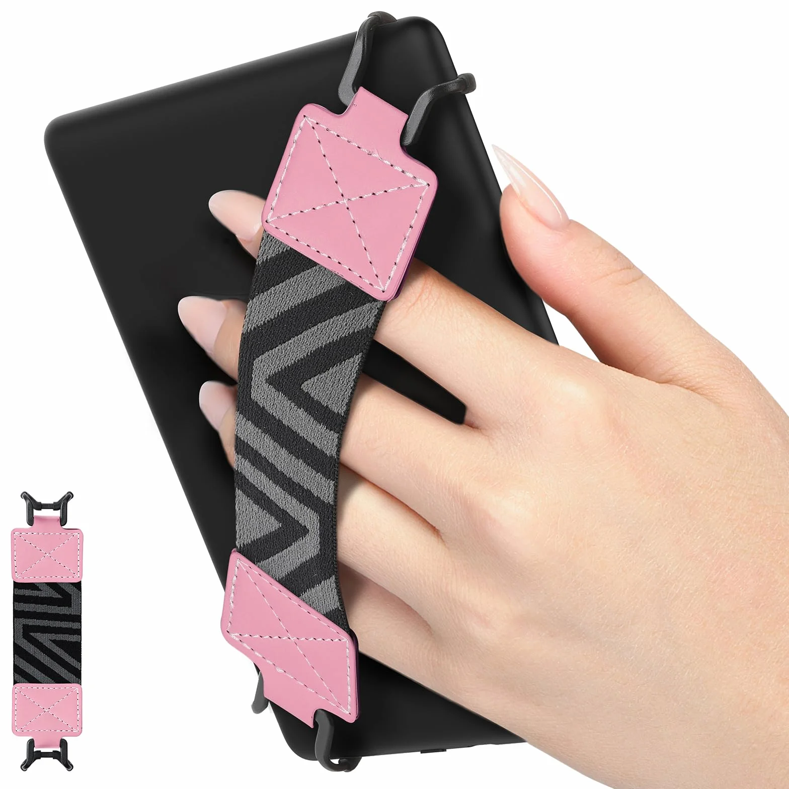 MoKo Bezpieczny pasek na rękę do czytników e-booków Kindle 6-calowych tabletów Fire, Kindle/Kobo/Voyaga/Lenovo/Sony Kindle E-Book Tablet