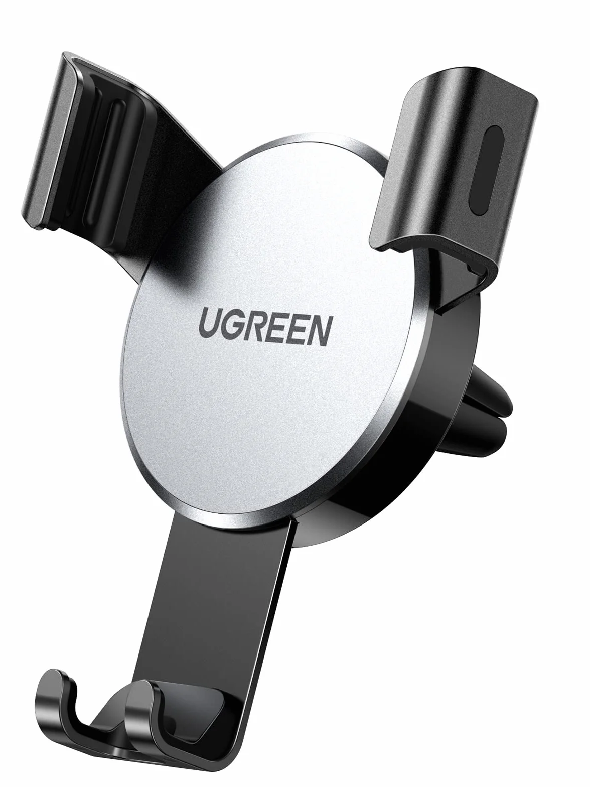 UGREEN Uchwyt na Telefon Samochodowy na Odpowietrznik Kompatybilny z iPhone Galaxy Huawei Xiaomi (Srebrny)