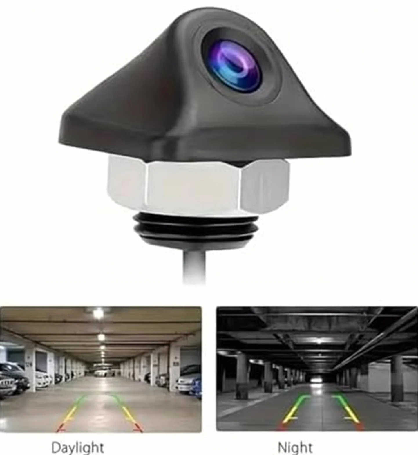 Kamera cofania samochodu Bezprzewodowa kamera cofania z monitorem lustrzanym, dla parkowania pojazdów HD 4.3(BLACK XC XFD)