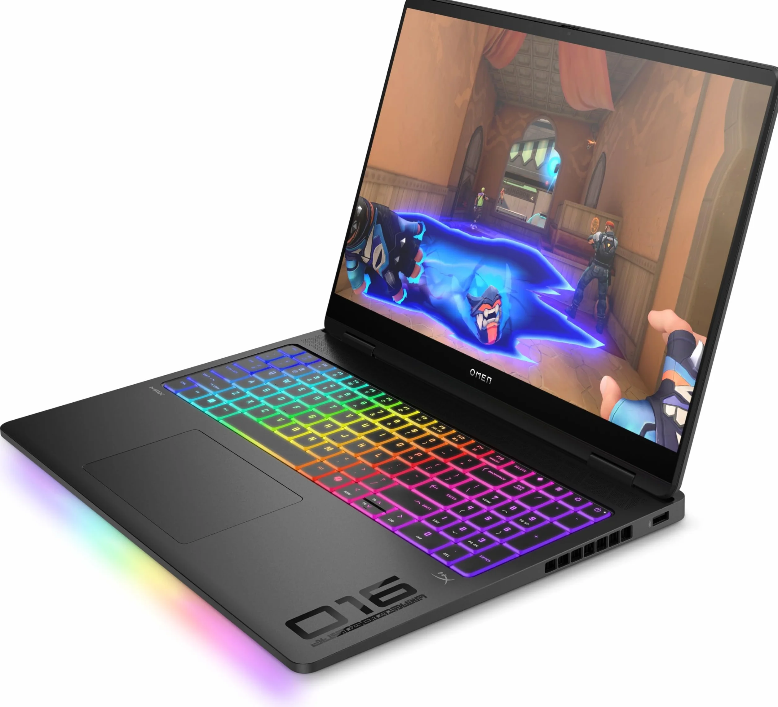 HP OMEN MAX, 16" 2,5K WQXGA Laptop, 240 Hz Intel Ultra 7-255HX, 32 GB RAM, 1 TB, NVIDIA GeForce RTX 5070 TI 12 GB, Windows 11, WiFi 7 czarna - klawiatura QWERTY hiszpański