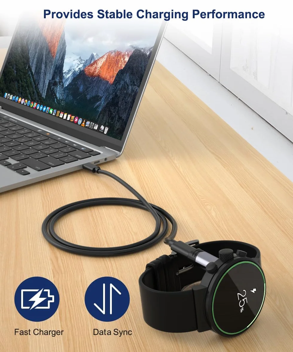 Itramax Adapter Ładowarka USB-C 3Pack,9 stopni Typ C Kabel Konwerter Kompatybilny z Gar/min Fenix 7/7S/7X/6/6S/6X/5/5X,Forerunner 245/745/945/265,Instinct 2/2S,Vivoactive 4/4S/3,Venu X1/2/2S/Sq,Epix 2