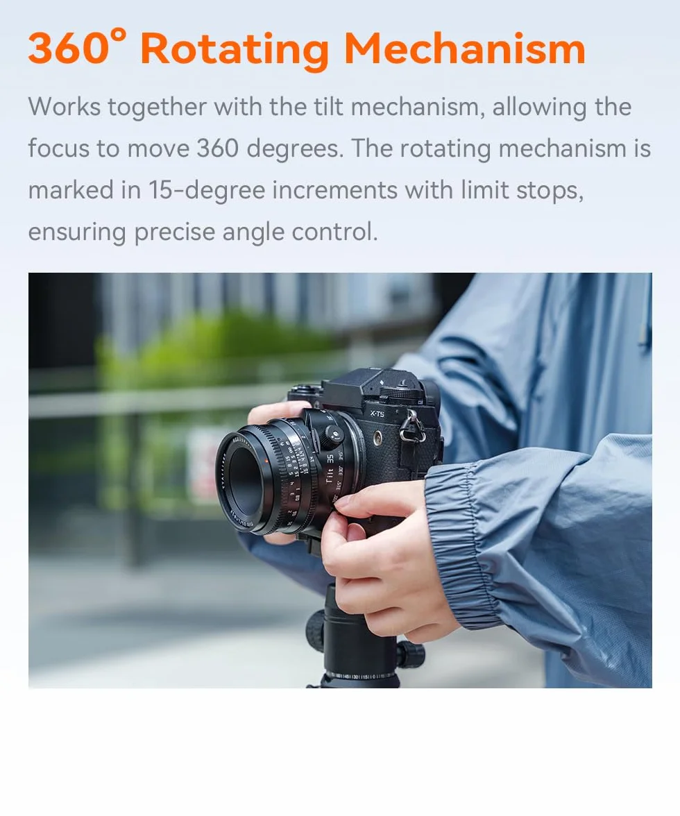 TTartisan 35 mm F1.4 APS-C Tilt obiektyw APS-C do Nikon, duża przysłona i ręczne ustawianie ostrości, kompatybilny z aparatami Nikon Z-Mount Z50, Z50I. Zfc, Z30 itd.