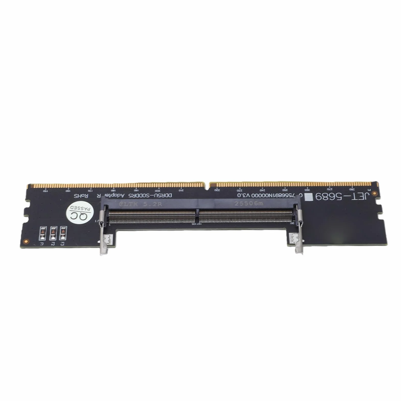 Karta Adaptera DDR5 U DIMM na SO DDR5 RVS, Konwerter Pamięci do Laptopa na Komputer Stacjonarny, z Solidnym Materiałem PCB, do Naprawy i Konserwacji Komputerów