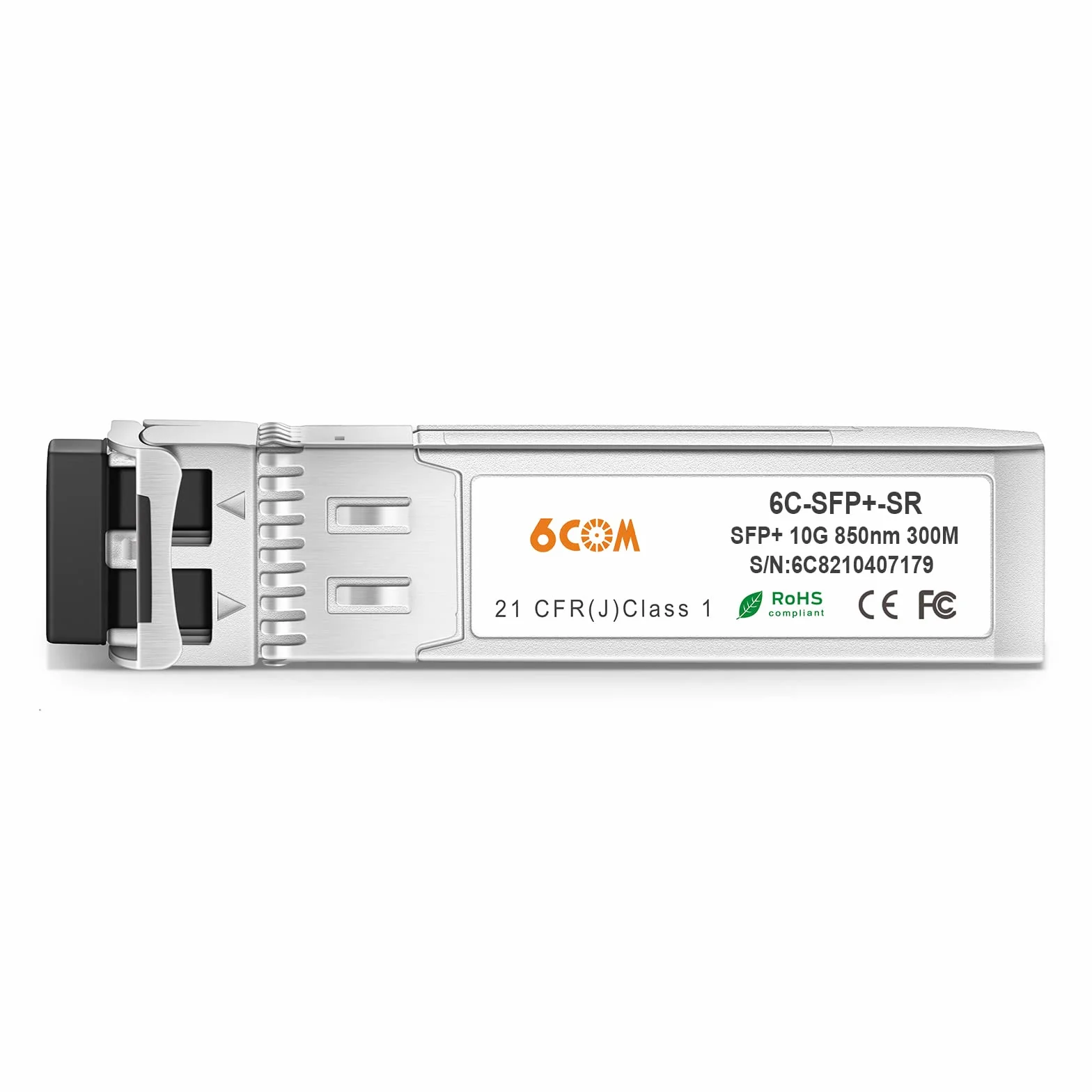 [4-pak] 10GBase-SR SFP+, moduł wielomodowy 10G 850nm LC, do 300 m, kompatybilny z Cisco SFP-10G-SR, Meraki, Ubiquiti UF-MM-10G, Mikrotik, Netgear, D-Link, Supermicro, TP-Link