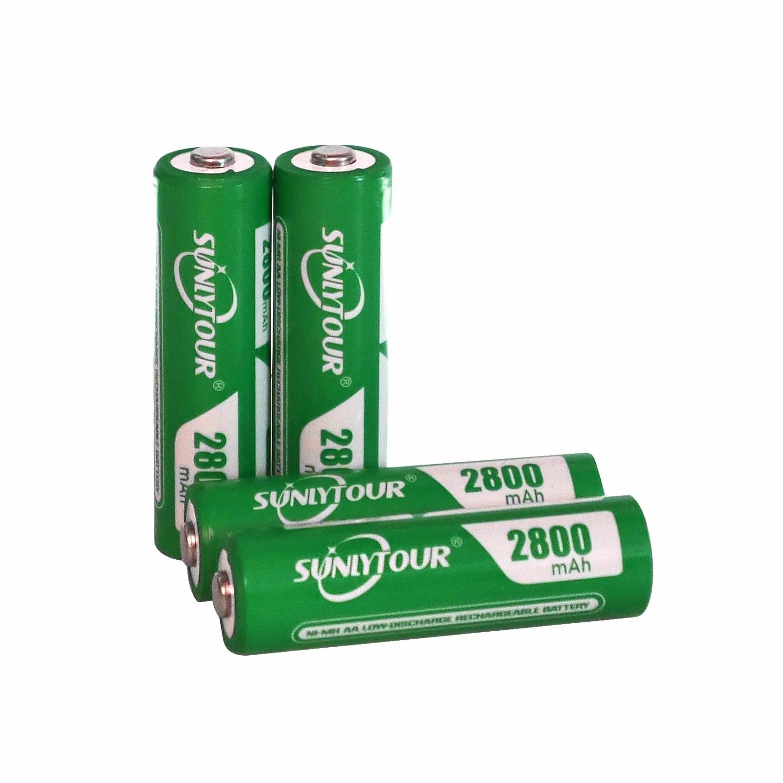 2800mAh Ni-MH AA Bateria z ładowarką,SUNLYTOUR 8 Sztuki 2800mAh AA Ni-MH Baterie z 8 Gniazdami AAA AA Ładowarka,Ładowanie do 1200 Cyklów