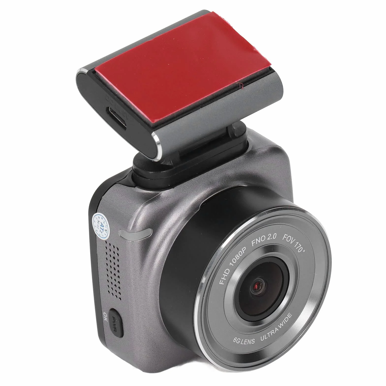 Keenso Kamera na deskę rozdzielczą 1080P HD Rejestrator z Wykrywaniem Ruchu i Czujnikiem Grawitacyjnym do Monitora Parkowania ABS