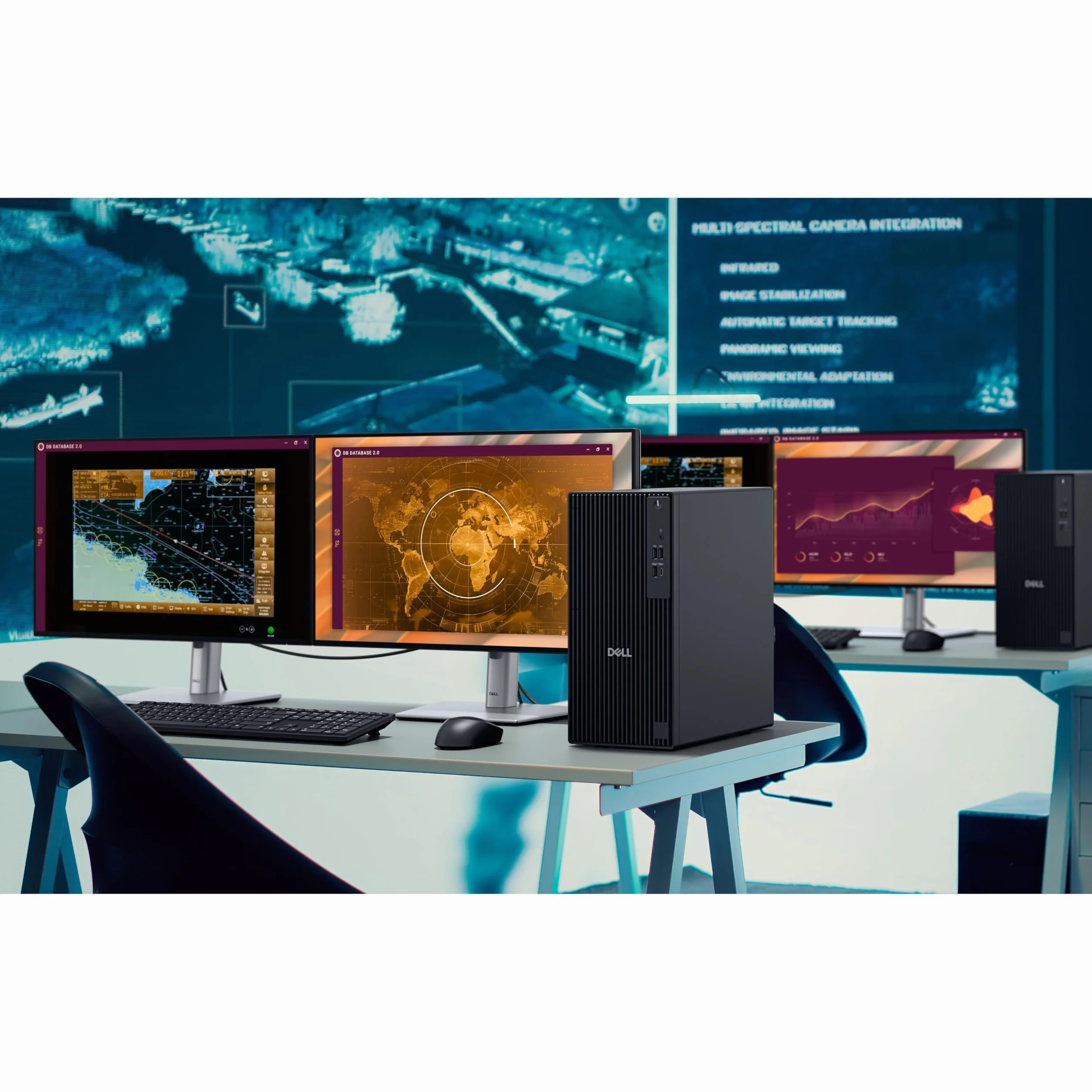 Dell Komputer stacjonarny Tower Business, Intel Quad-Core i3-10100, 2 GB DDR4 RAM, 512 GB PCIe SSD, Windows 11 Pro