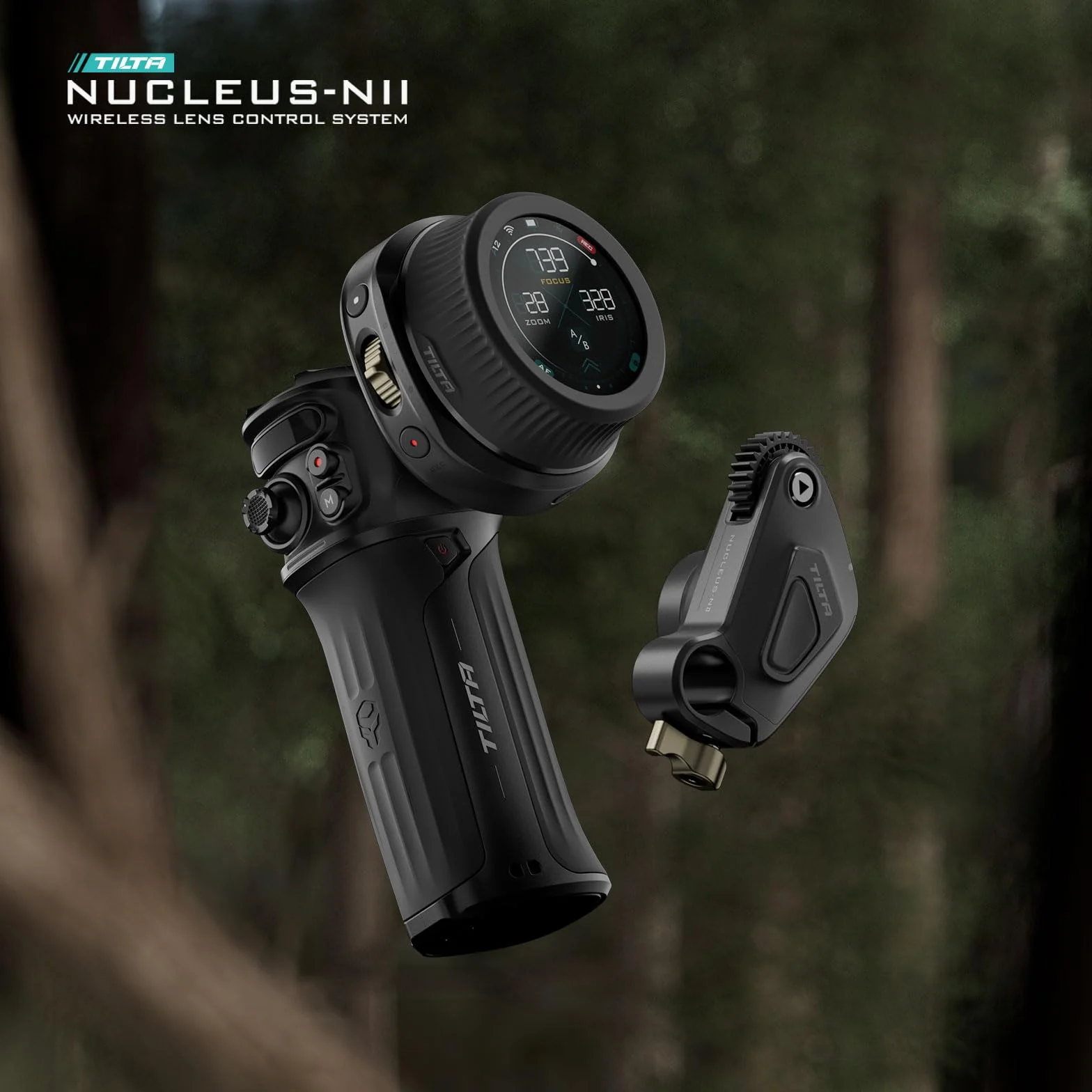 Tilta Nucleus Nano II kontroler koła ręcznego | sterowanie wieloma silnikami | ekran dotykowy | kontroler Follow Focus/FIZ | WLC-T05-HWC