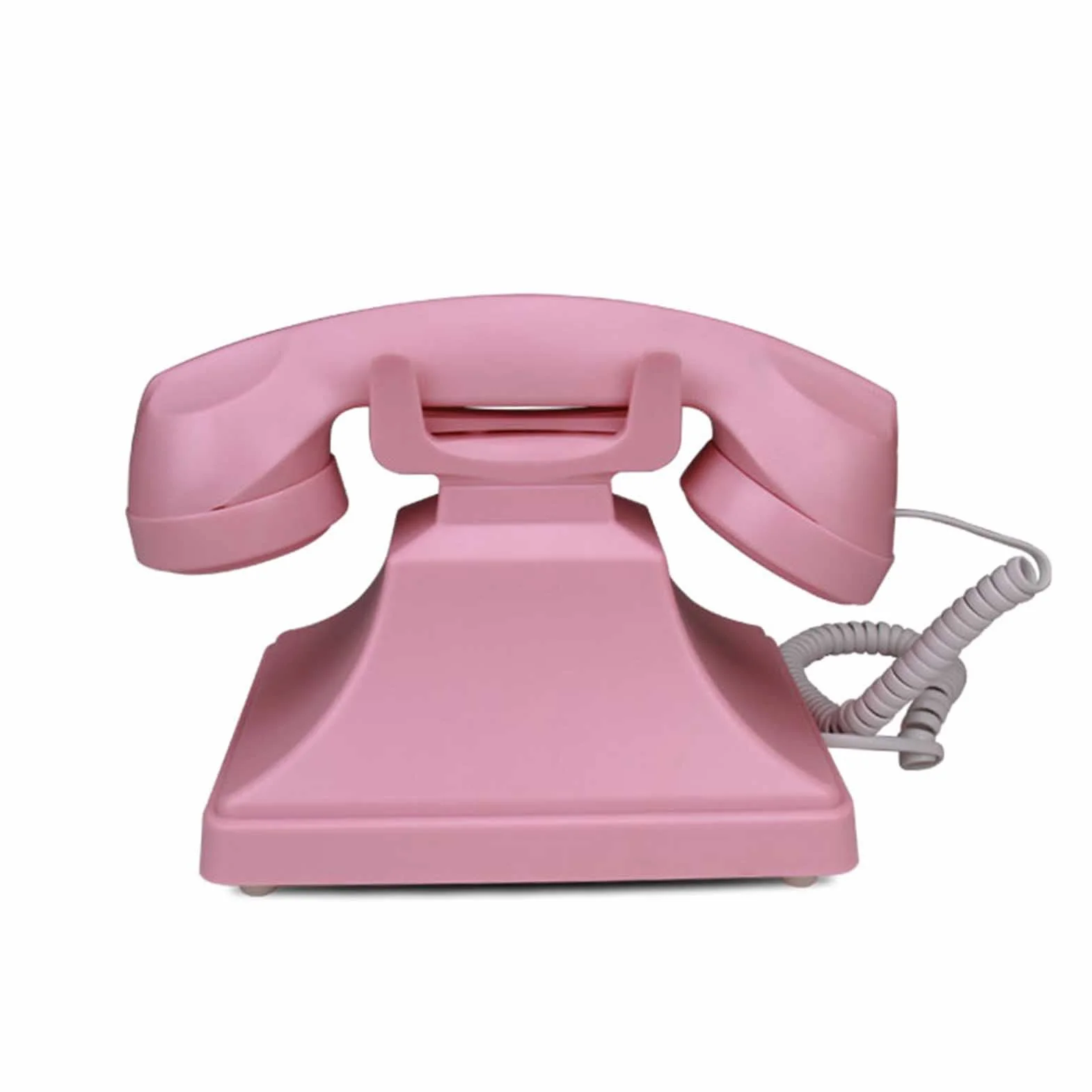 Retro staromodny telefon z obrotową tarczą, vintage mechaniczny dzwonek telefon stacjonarny telefon stacjonarny telefon biurkowy do domu, biura, baru, hotelu