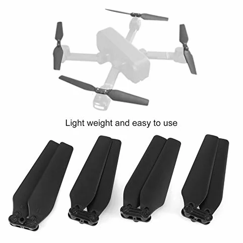 PETUNIA 12 sztuk/zestaw części zamiennych śmigła (2CW 2CCW) do SJRC Z5 RC Quadcopter Drone zabawki dla dzieci Drone Akcesoria czarne