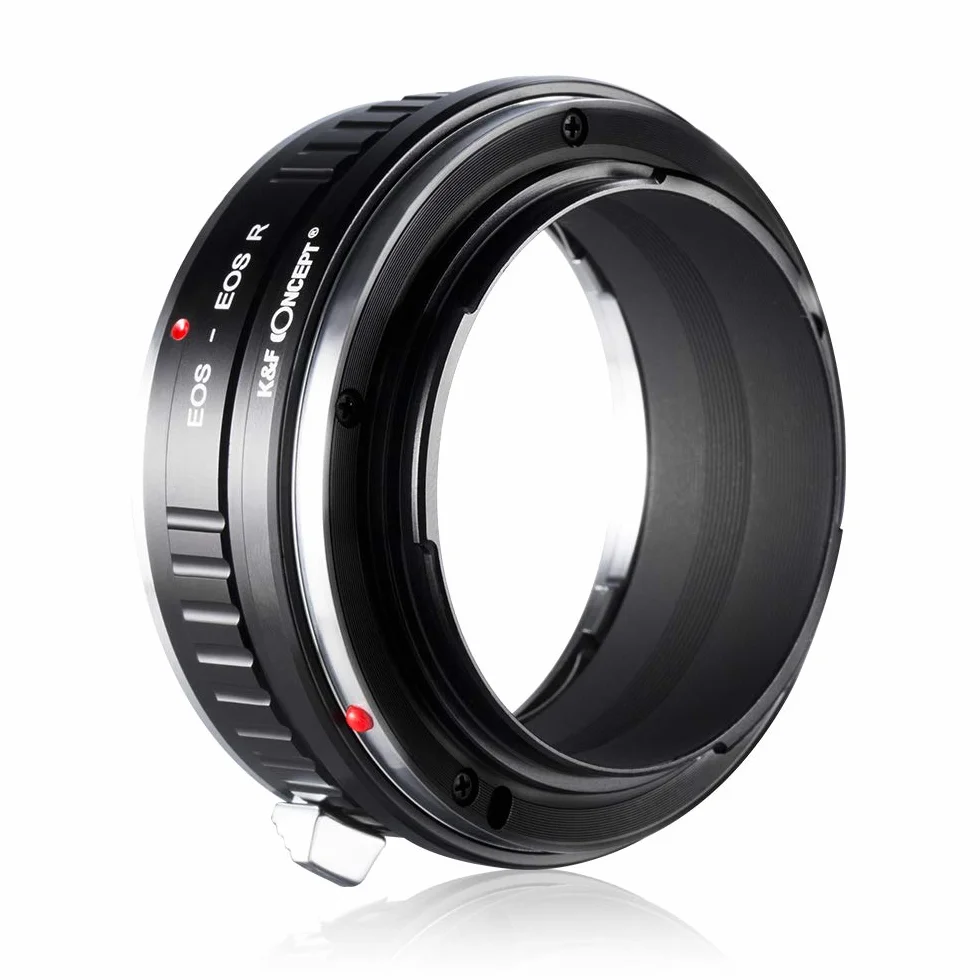 K&F Concept Adapter do montażu obiektywu EF EF-S na EOS R, ręczny adapter do obiektywu Canon EOS EF EF-S i aparatu Canon EOS R