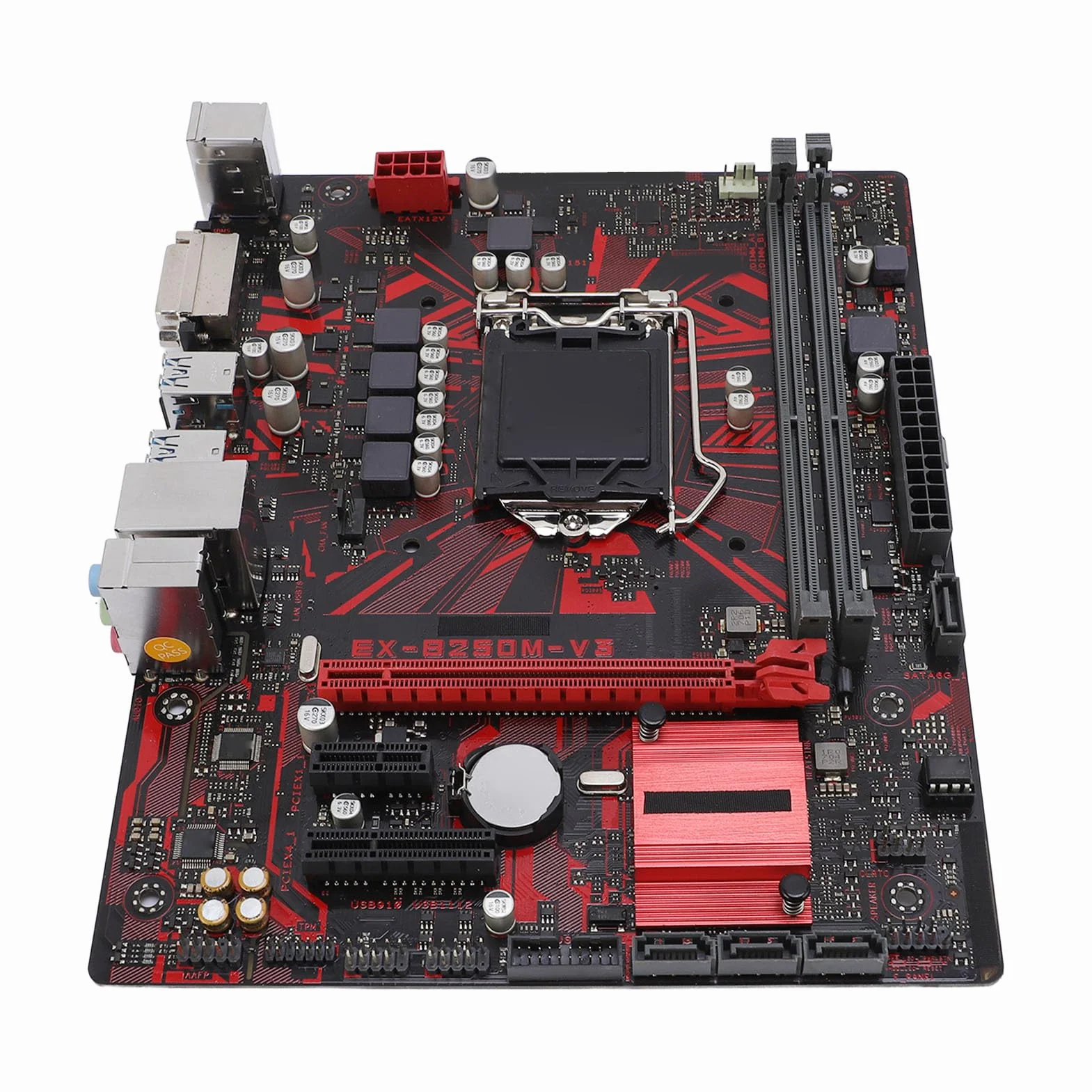 EX-B250M-V3 M-ATX Pulpitowa Płyta Główna z obsługą DDR4 2400 MHz, kompatybilność LGA 1151 dla Rdzenia 7./6. Generacji I7/I5/I3, PCI E 3.0 Gniazda Ekspansji i Wyjście DVI