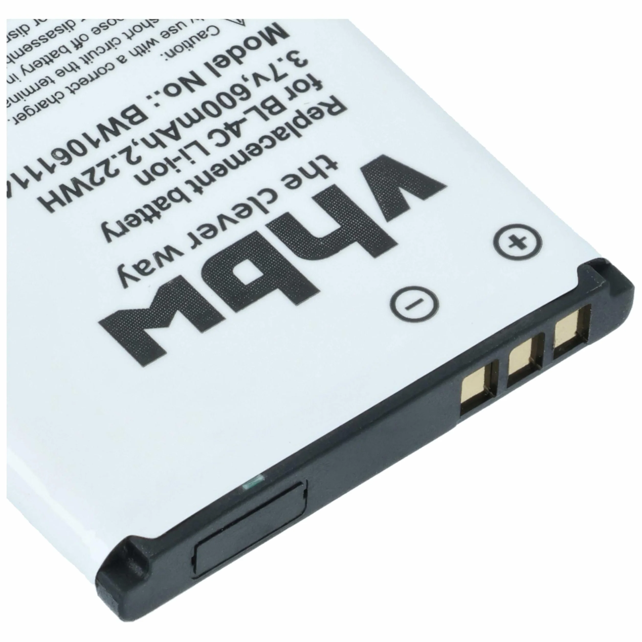 vhbw 1 x bateria kompatybilna z MaxCom MM400, MM400BB, MM422, MM428, MM428BB, MM430, MM430BB telefon komórkowy (600 mAh, 3,7 V, Li-Ion)