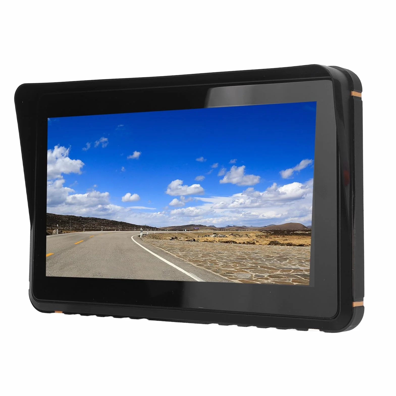 Motocyklowa nawigacja GPS 7-calowy ekran dotykowy HD IPS z bezprzewodową obsługą CarPlay i Android Auto, wodoodporny nawigator Bluetooth IPX7 do planowania trasy motocykla i