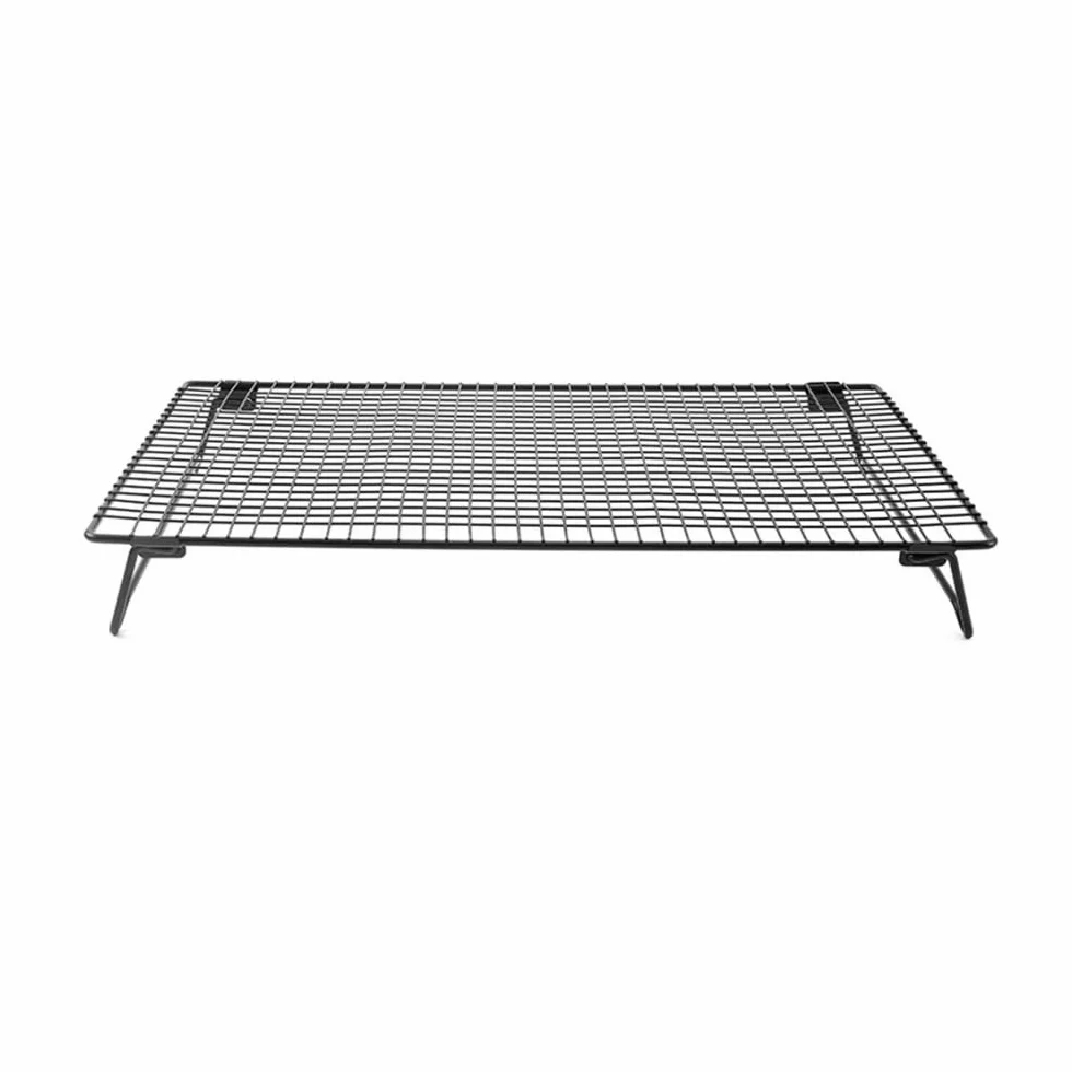 Podstawka pod laptopa, Metal Laptop Stand with Mesh Platform, Ergonomic Cooling Riser - Black,Akcesoria do biurka