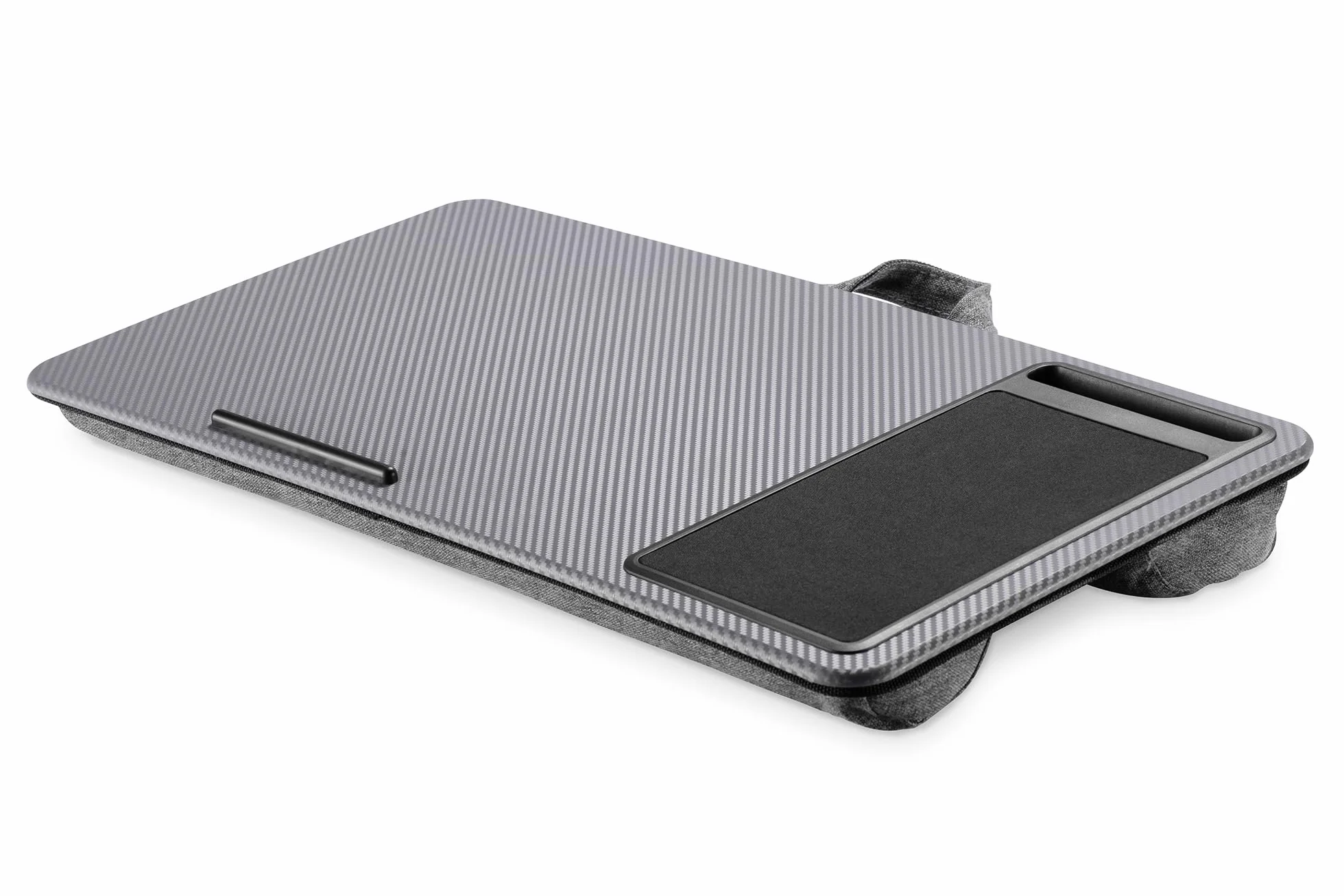 DIGITUS Poduszka pod laptopa z uchwytem na smartfona i podkładką pod mysz 17" szara