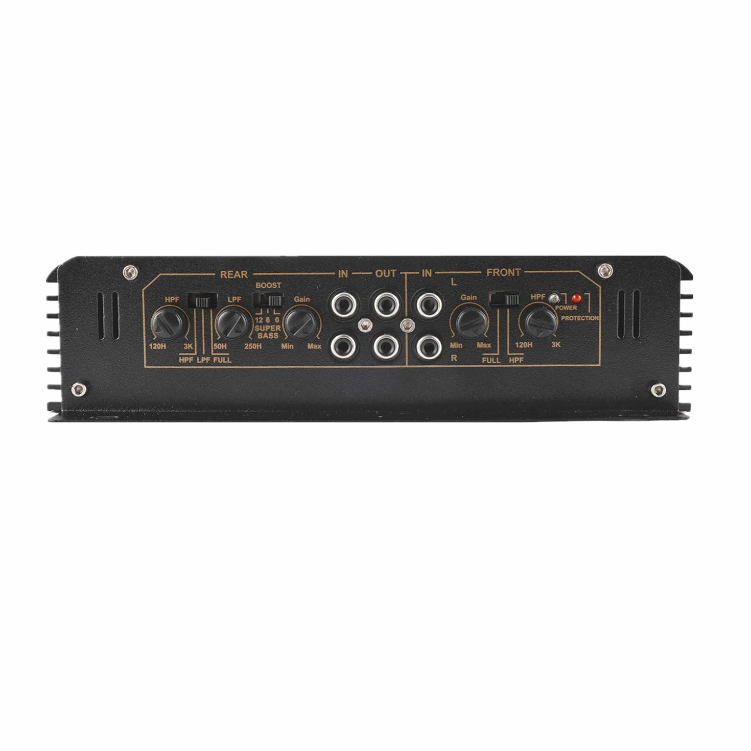 YaeCCC 4-kanałowy wzmacniacz mocy 4500 W, klasa A/B, samochodowy wzmacniacz audio stereo