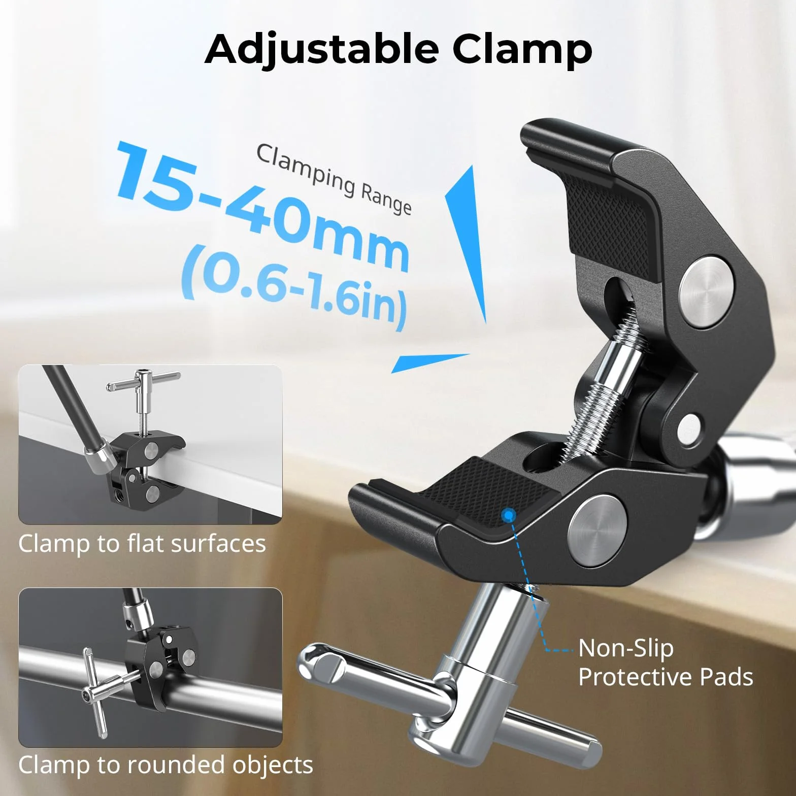 SMALLRIG Ramię Magic Arm 11 cali z zaciskiem w kształcie kraba, ramię ze śrubą 1/4"-20 i chowanymi bolcami, do kamer sportowych, monitorów, lamp wideo i mikrofonów - 5311