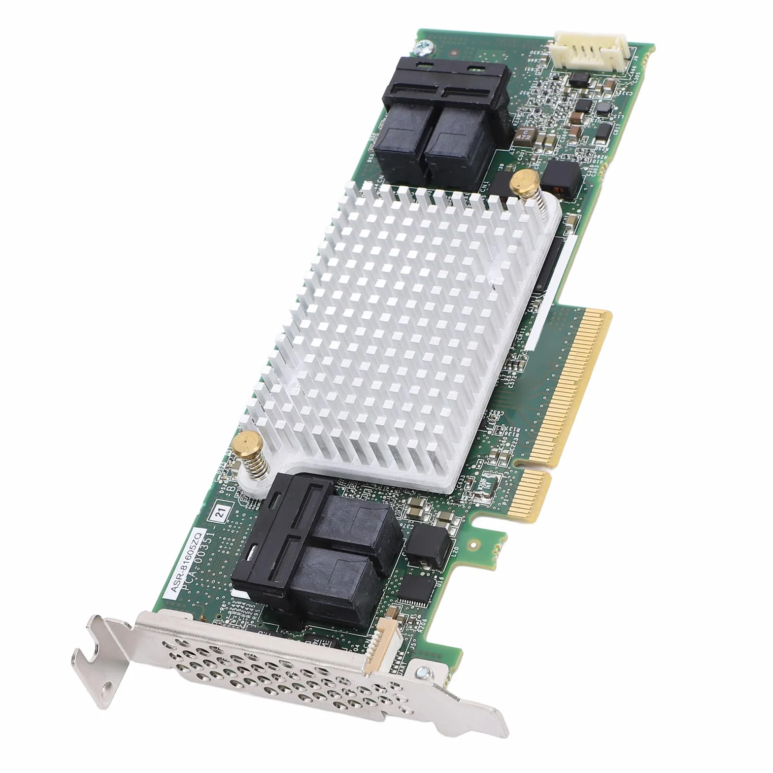 Karta ASR 81605ZQ 12 GB/s 1 GB Pamięci Podręcznej 16 Kanałów 256 urządzeń Pamięci Masowej Karta Kontrolera PCIe X8 Przesyłanie Danych w górę Macierzy SAS Macierzy PCIe X8 Kontroler