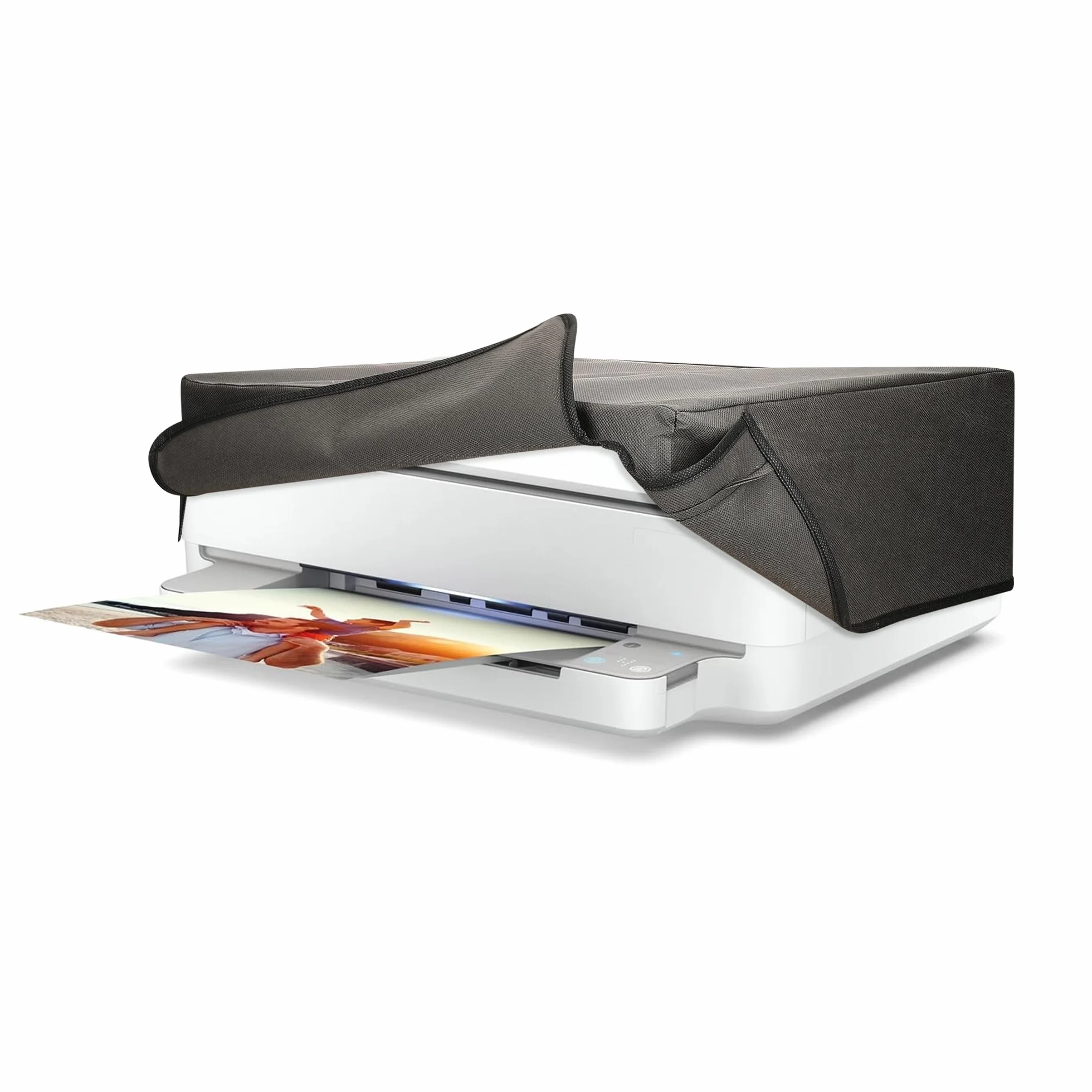 kwmobile Etui kompatybilne z HP Envy 6020e / Envy 6055e - torba etui drukarka - osłona przeciwpyłowa osłona ochronna osłona ochronna - ciemnoszara