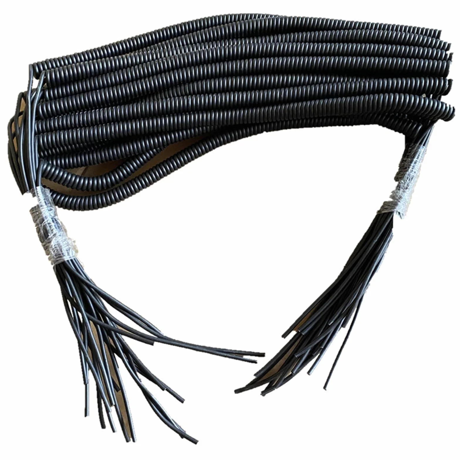 Sprężyna spiralna, 22AWG Matowy spiralnie ekranowany drut 4 rdzenie Przedłużacz teleskopowy 0,3 mm2 Zwijana cewka(Stretch 7 meter)