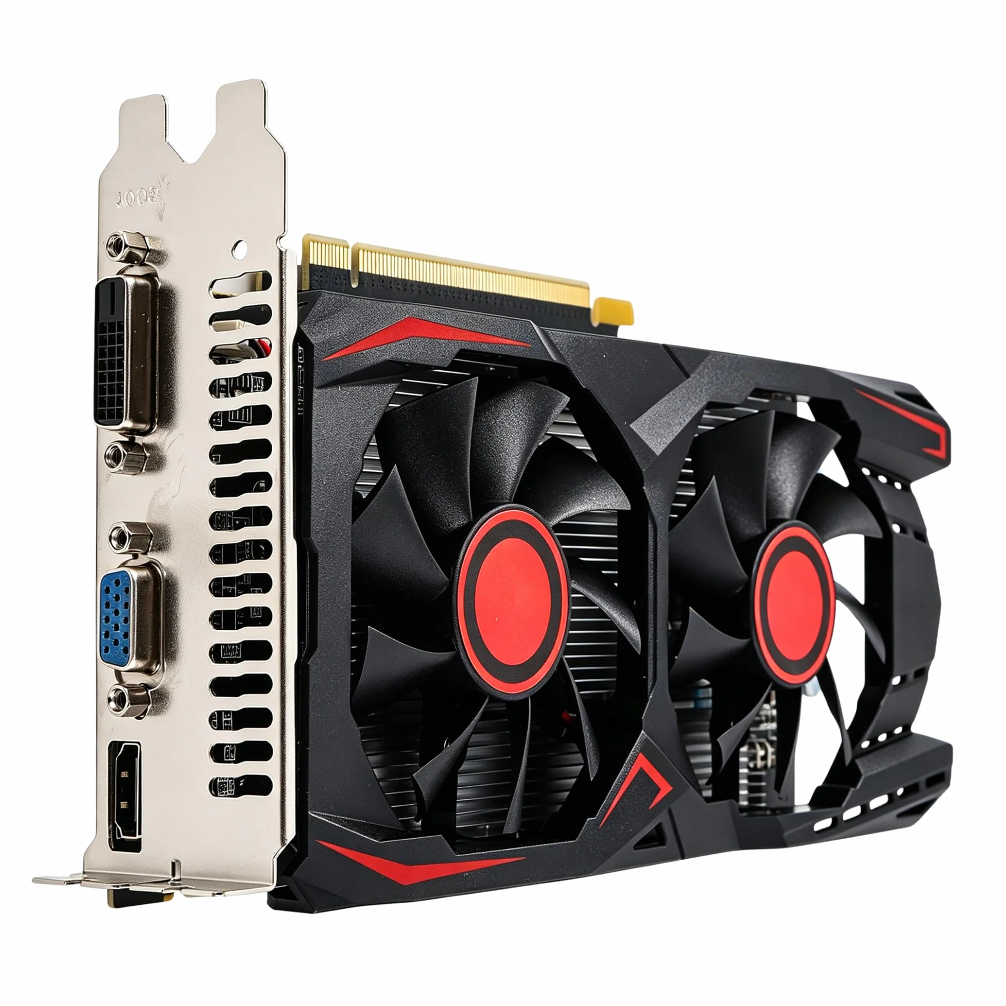 Karta graficzna GTX550TI 2GB D5 192bit PCI Express X16 2.0 z podwójnym wentylatorem do gier, obsługuje interfejs multimedialny DVI VGA HD (wyświetlanie 2 GB/rzeczywiste 6 GB RAM)