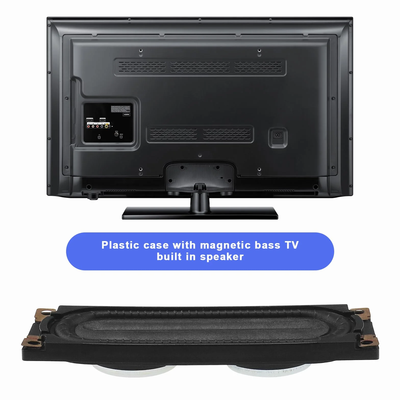 BN96-12944C/B głośnik basowy, rdzeń, subwoofer, telewizor, wbudowany głośnik 6 omów, 10 watów, kompatybilny z Samsung TV UA32C4000P, części akcesoria 90 x 30 x 10 mm