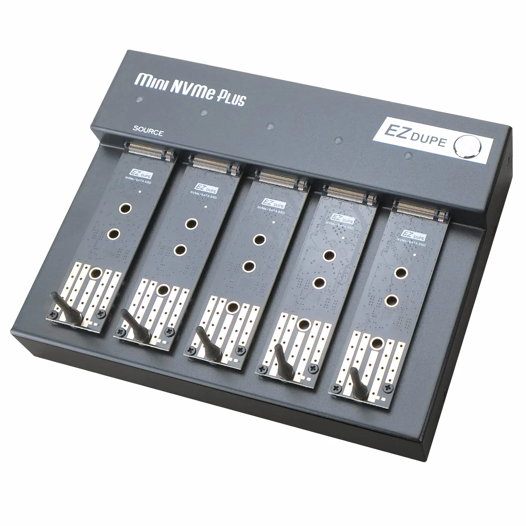 EZ DUPE Duplikator NVMe and SATA SSD 1:4 M.2 - Disk Copier (Mini NVMe Plus)