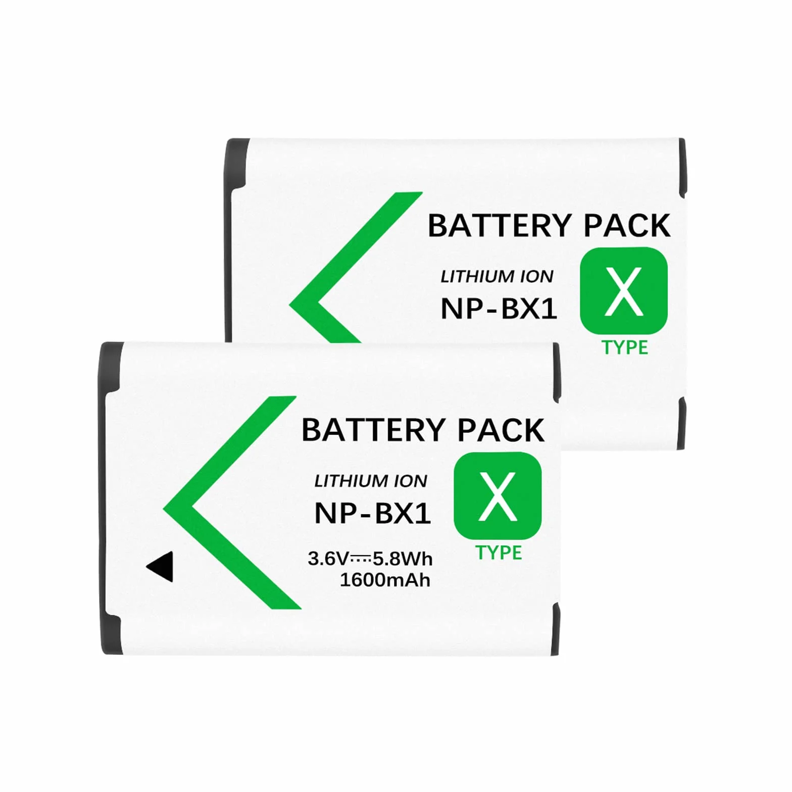 Zestaw akumulatorów NP-BX1 1600mAh z ładowarką 2-gniazdową do Sony DSC-HX90V RX100 RX100 VII WX500
