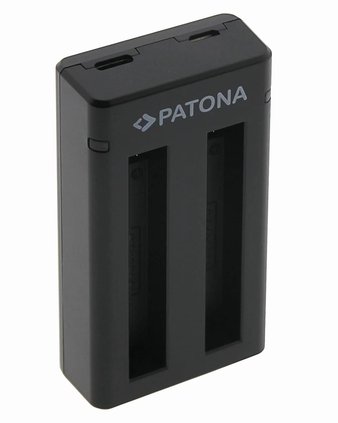 PATONA (1457) ładowarka do akumulatora IS360X2B (2x 750mA) kompatybilna z kamerą Insta 360 One X2 360° – USB Dual (z wejściem USB-c i mikro USB)