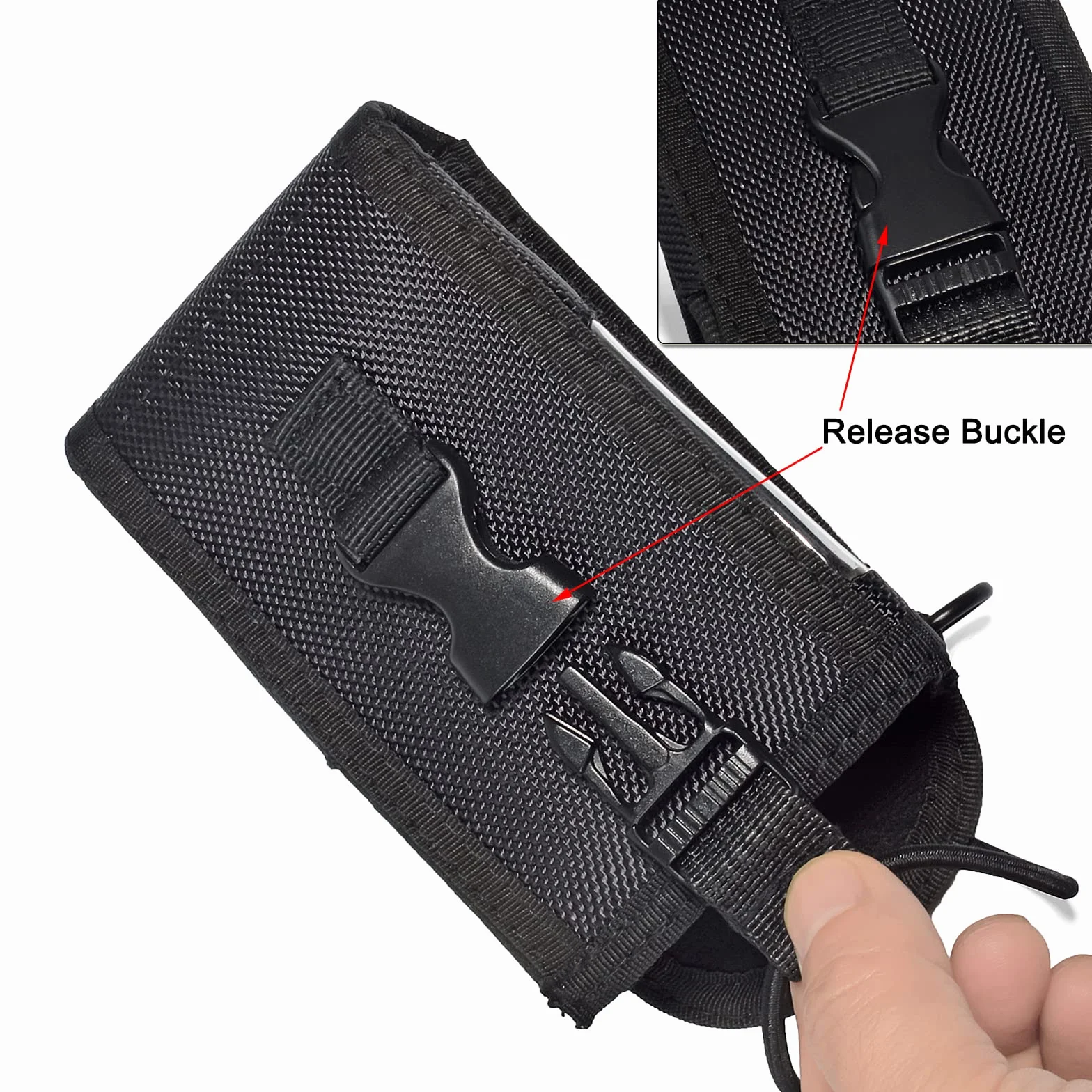 Nylonowe etui do Walkie Talkie kompatybilny z Motorola GP328, PRO5150, GP320, GP340, MTX960, President Randy 3, Sepura, Mindland