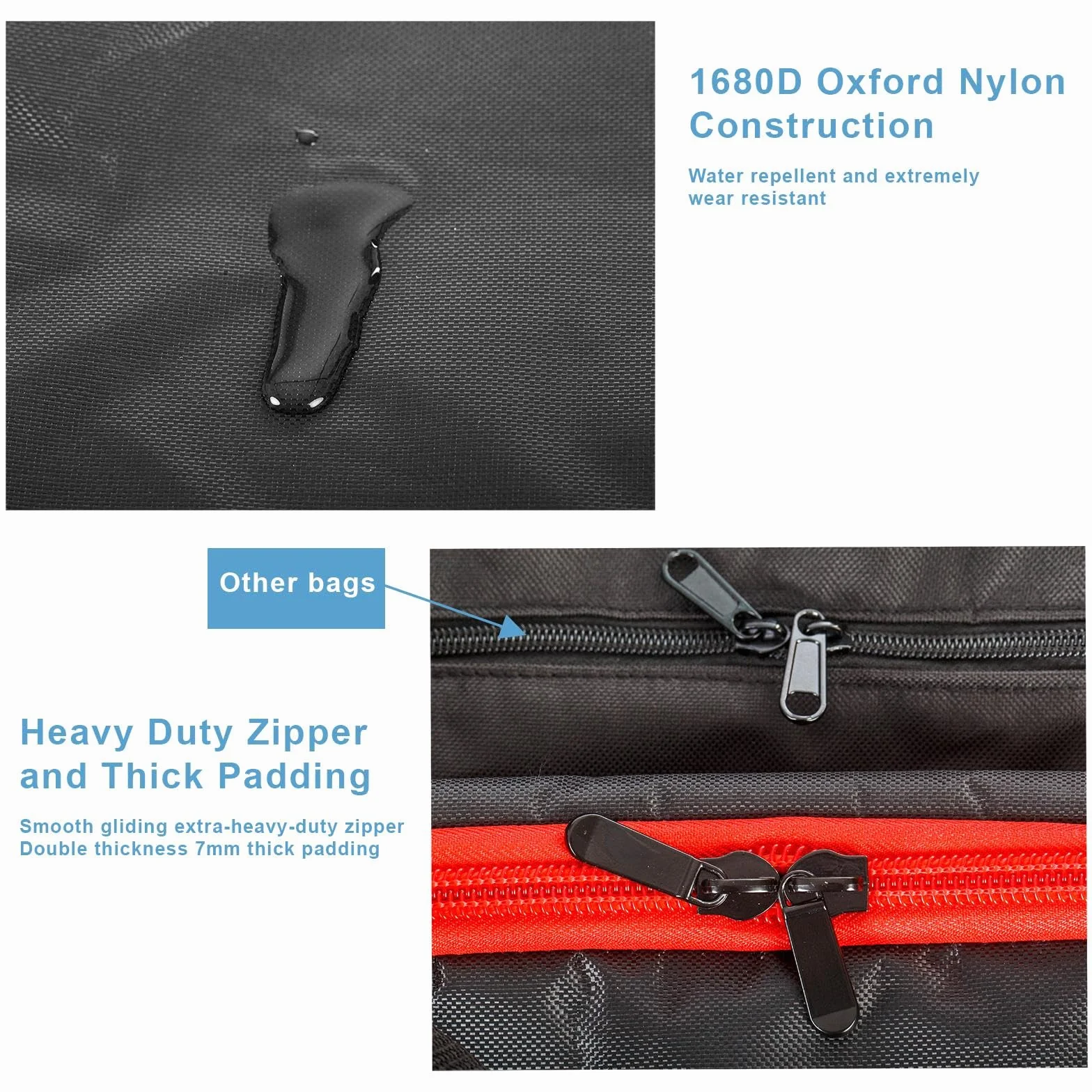 Wyściełana torba na statyw Oxford z paskiem na ramię do sprzętu studyjnego aparat fotograficzny 60 cm 70 cm 80 cm 90 cm 100 cm 120 cm, 104 x 20 cm, Prosty styl