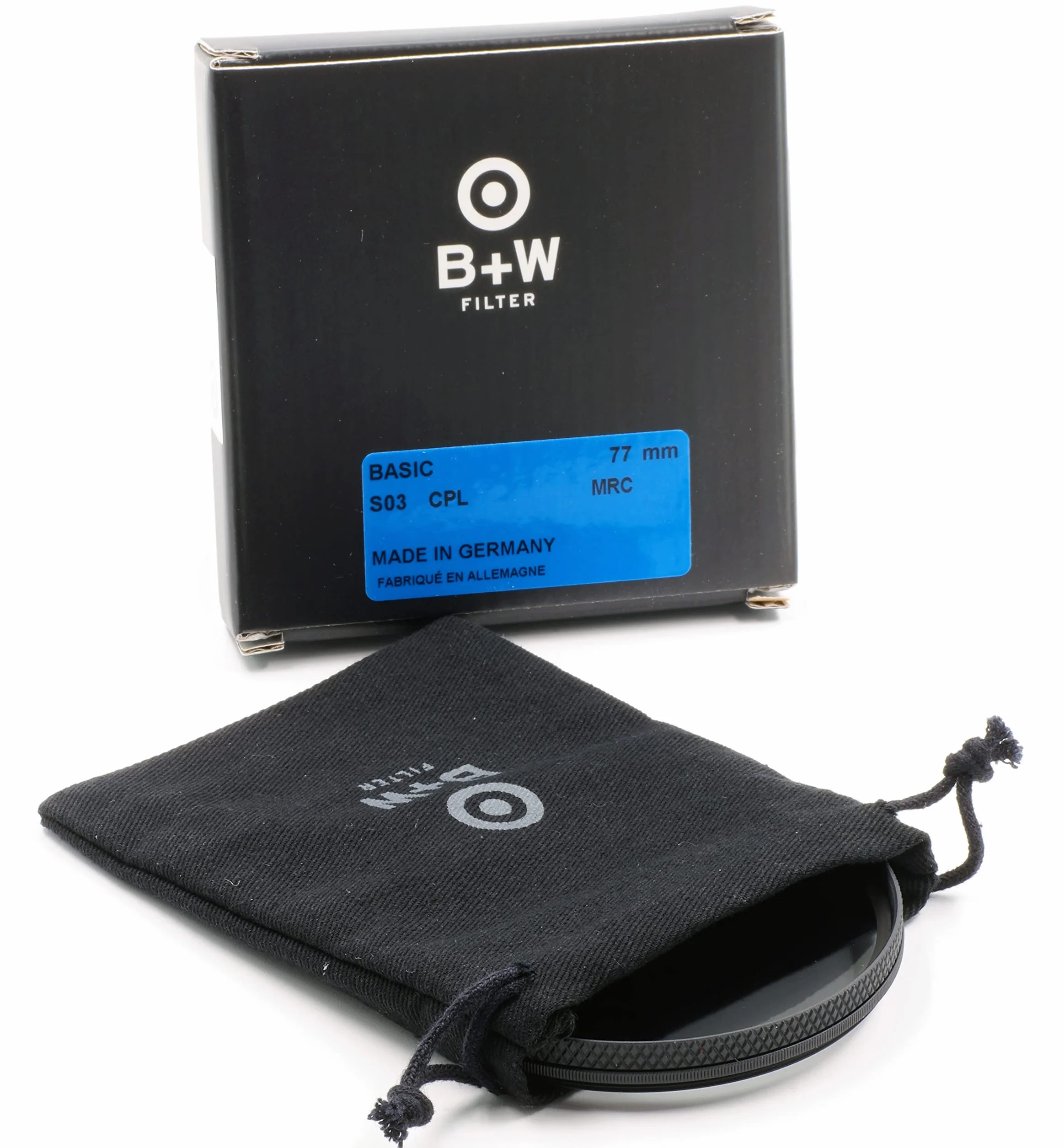 B+W Podstawowy filtr polaryzacyjny MRC 77 mm - zamiennik F-Pro 66-1081902