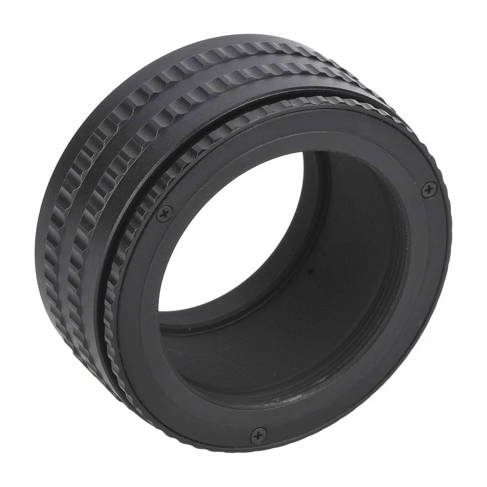 Teleobiektyw Helicoid M42 M42 dla Aluminiumoy M42 do M42ing Adapter Obiektywu Helikoidalnego Adapterro Tube Akcesoria 25 55Mm M42 do M42 Helicoid Czarny