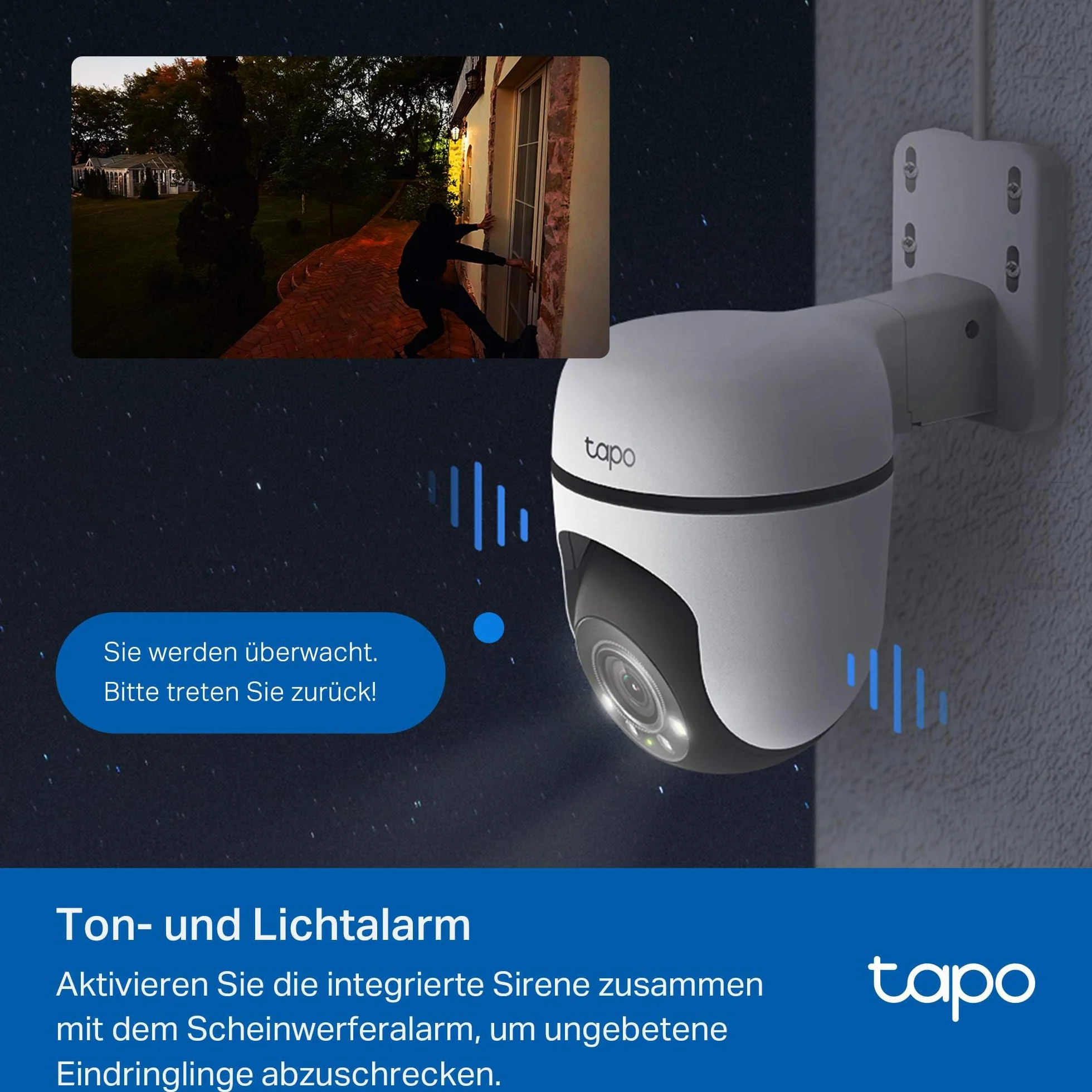 TP-Link Tapo C51A | Kamera zewnętrzna Wi-Fi 3MP z kolorowym trybem nocnym | Detekcja AI | Dwukierunkowe audio | IP65 | Kompatybilna z Alexa i Google Home