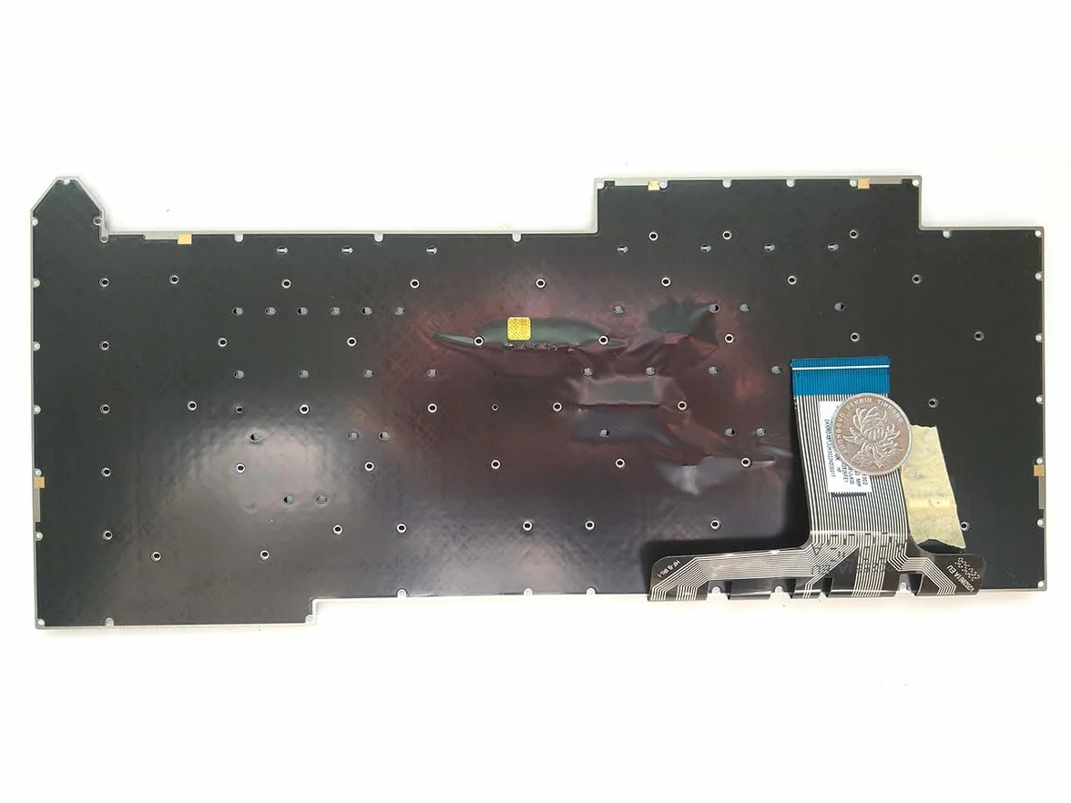 UK Per-Key podświetlana klawiatura do laptopa RGB do ASUS ROG Strix Scar 15, G533Q; G533ZX (2022)-układ brytyjski-czarna