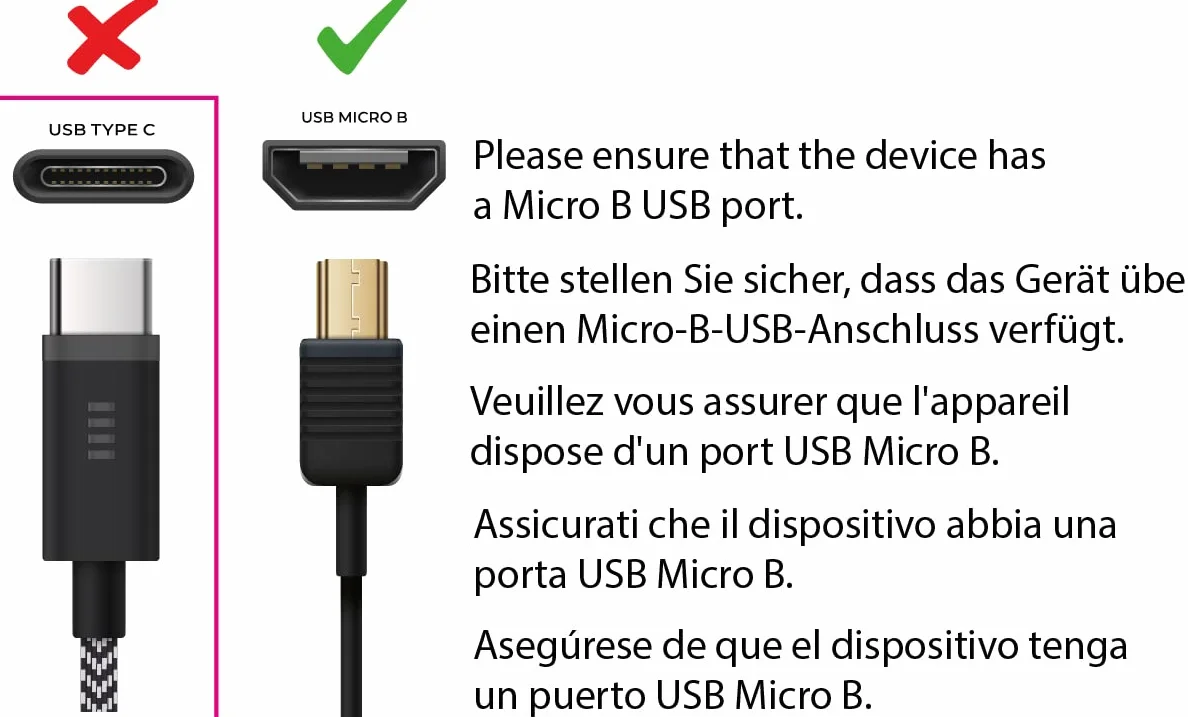 Czarny 2 metry złoty kabel USB do TomTom Start 20, 25, 40, 42, 50, 52, 60, 62 Sat Nav