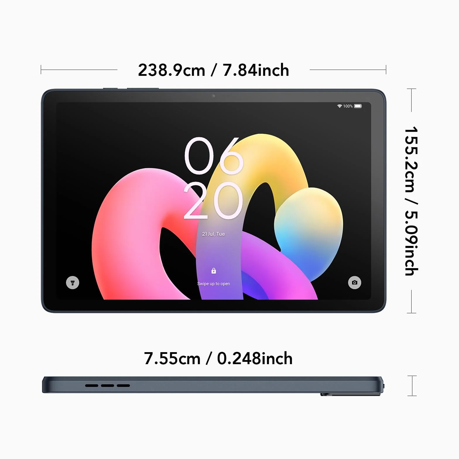 TCL Tablet Tab 10 Gen 4, wyświetlacz IPS 10,1", 4 GB + 128 GB, bateria 6000 mAh z szybkim ładowaniem 18 W, IP54
