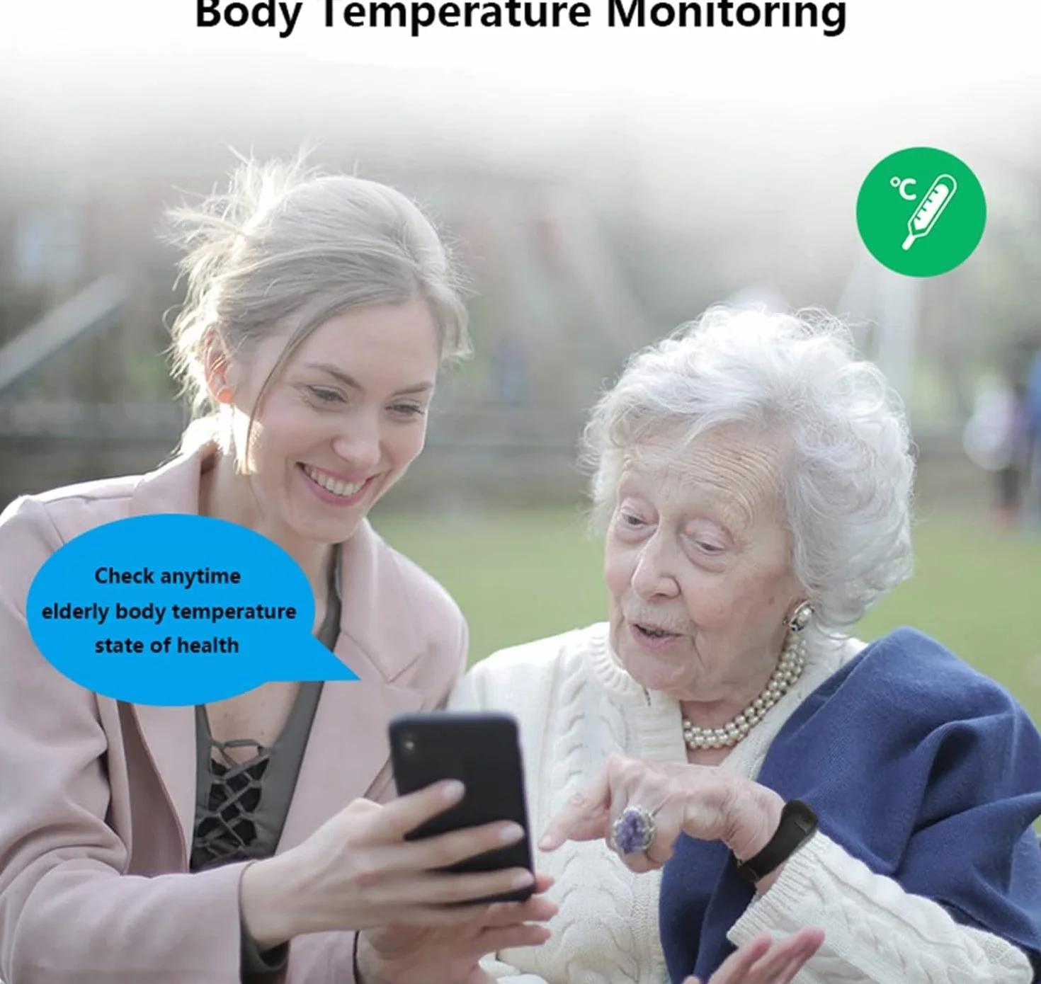 Bransoletka SOS dla osób starszych lokalizator zegarek dla seniorów GPS mobilny lokalizator SOS dla seniorów dziadkowie dzieci w podeszłym wieku mobilny alarm osobisty Połączenia głosowe, czerwony